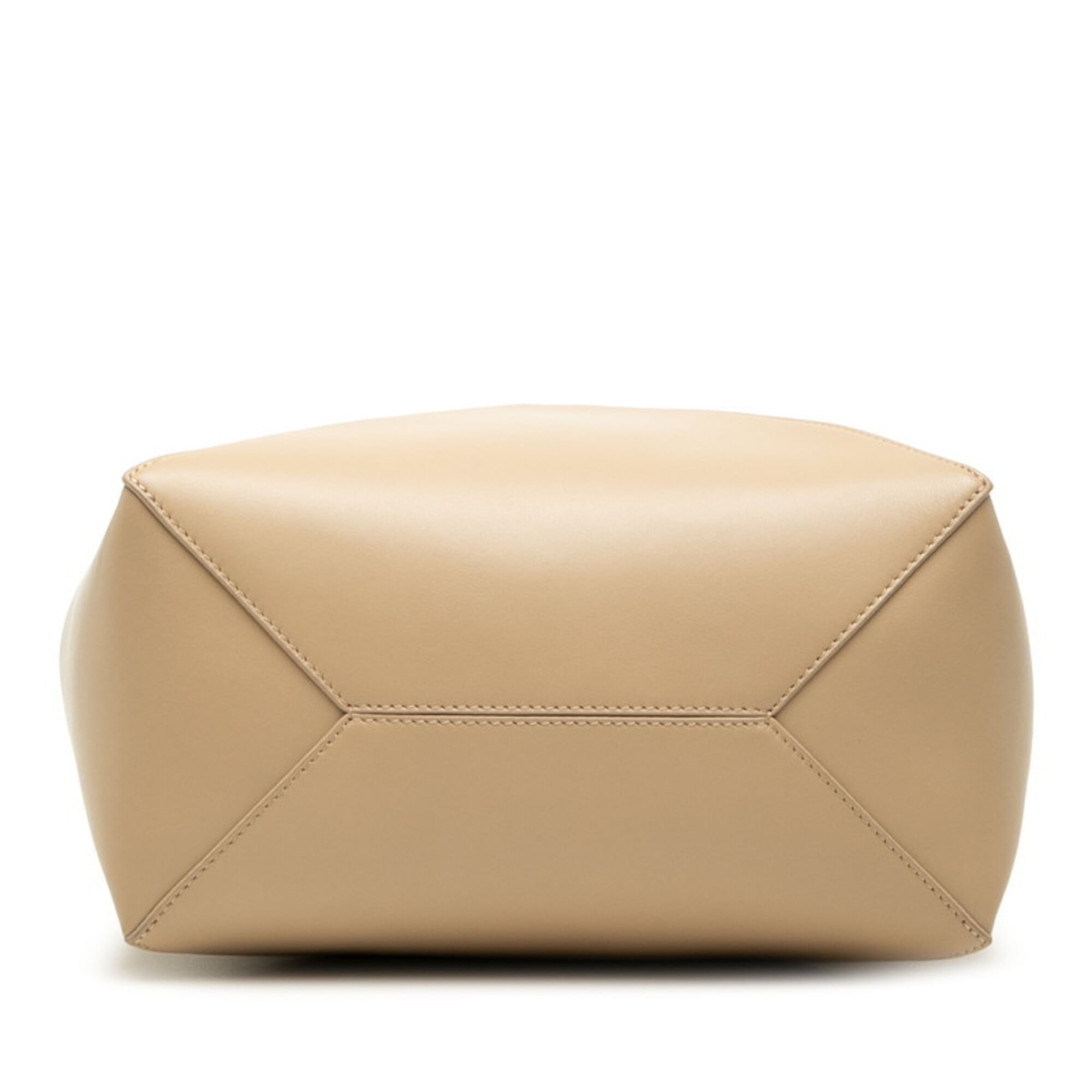 Loewe Beige Ivory Leather Handbag Tote Bag (Pre-Owned)