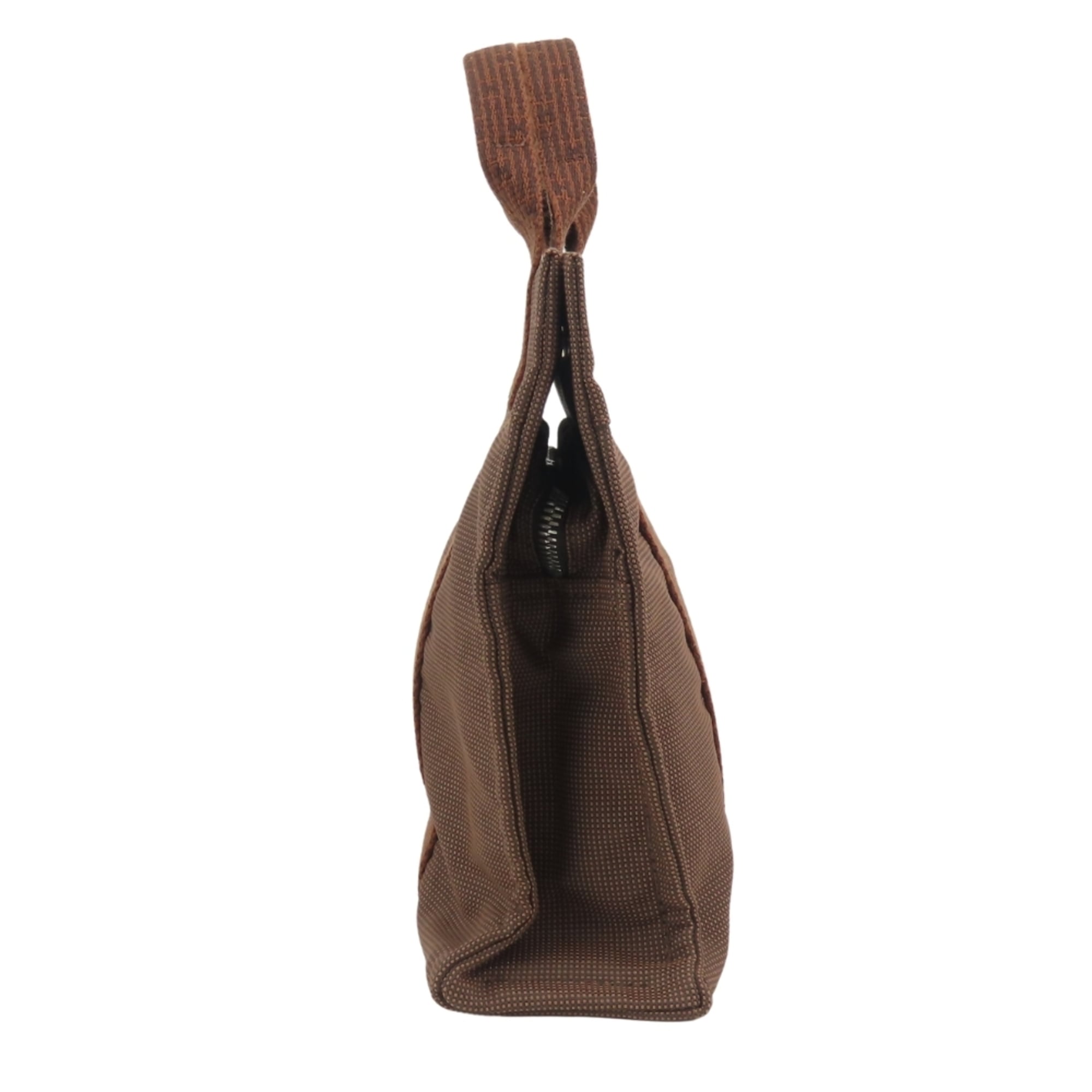 Hermes Brown Polyester Tote Bag (Pre-Owned)