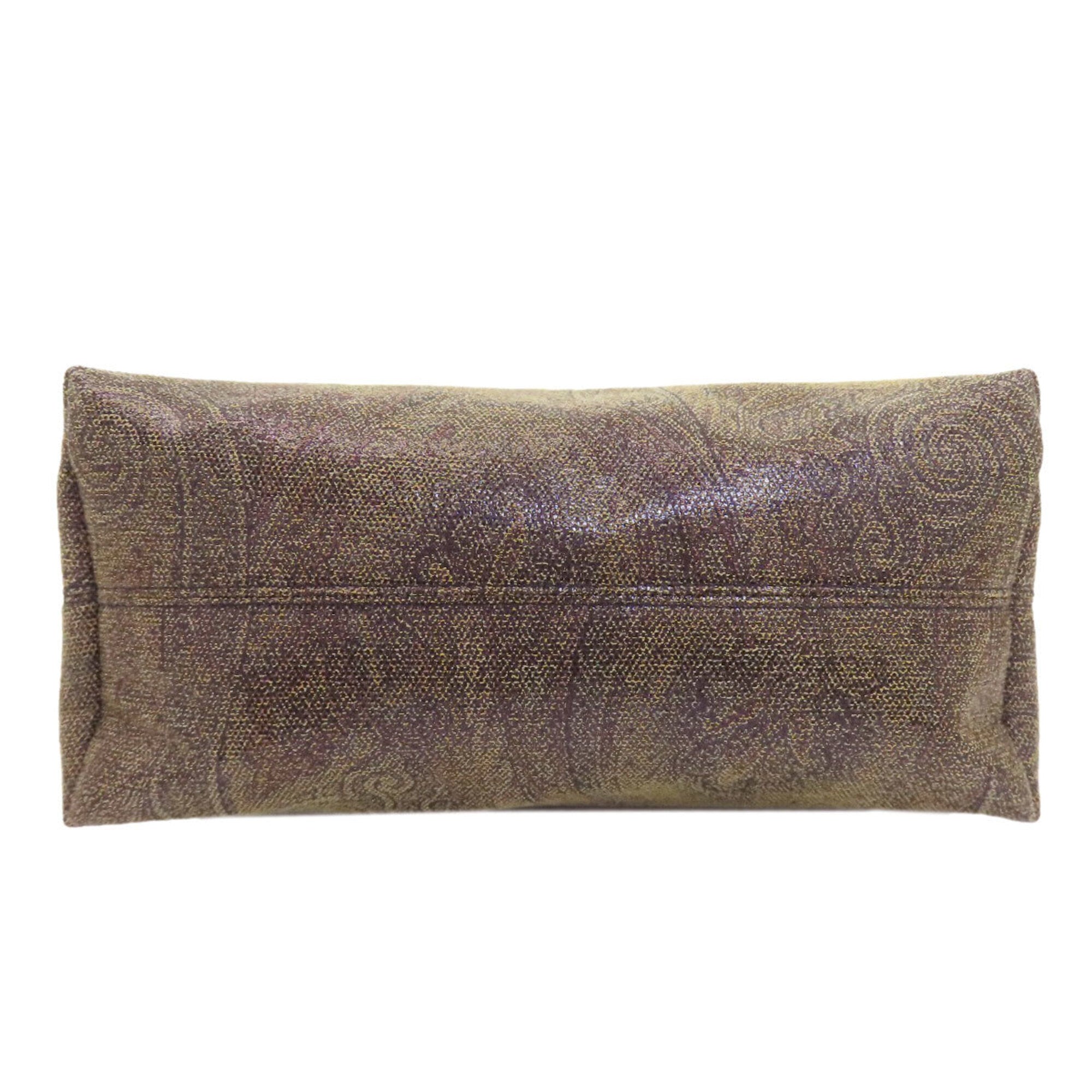 Etro Brown Cotton Polyester Tote Bag (Pre-Owned)