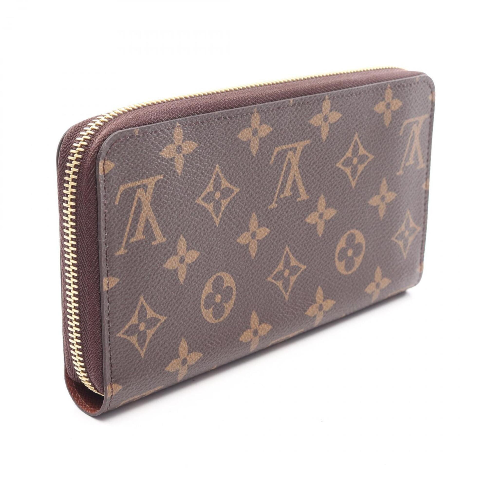 Louis Vuitton Brown Coated Canvas Pvc Long Wallet (Bi-Fold) (Pre-Owned)