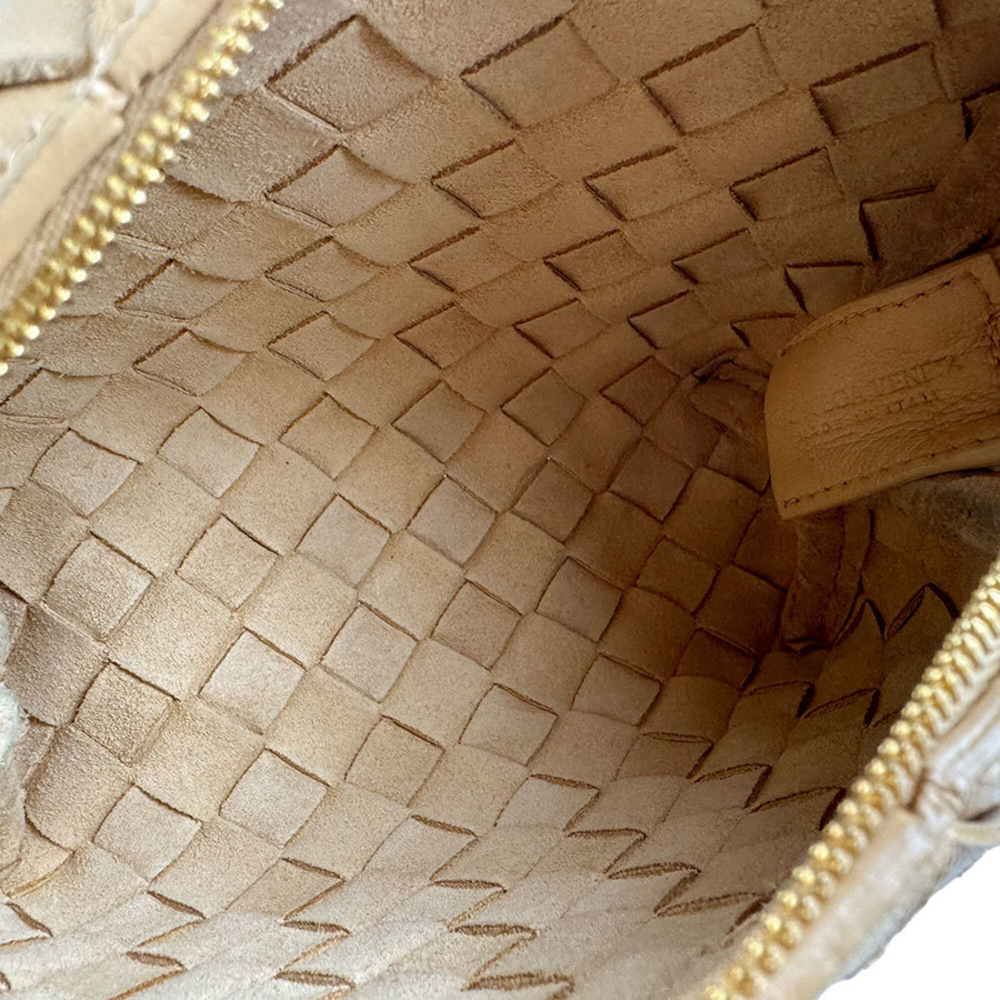 Bottega Veneta Beige Leather Shoulder Bag (Pre-Owned)