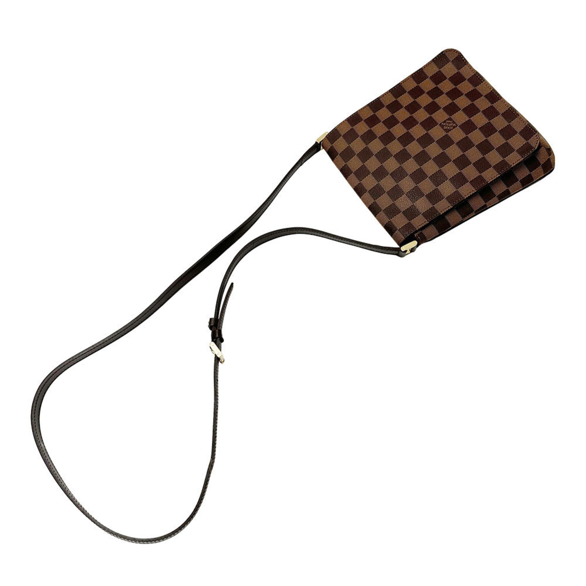 Louis Vuitton Brown Damier Canvas Handbag Shoulder Bag (Pre-Owned)