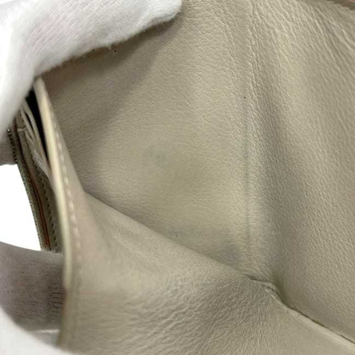 Loewe Beige Leather Wallet (Tri-Fold) (Pre-Owned)