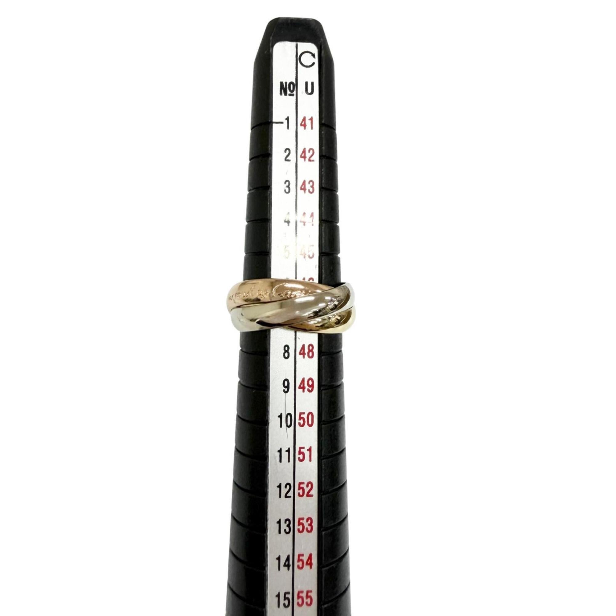 Cartier Pink Gold White Gold Yellow Gold Yellow Gold (18K) Pink Gold (18K) White Gold (18K) Band Ring (Pre-Owned)
