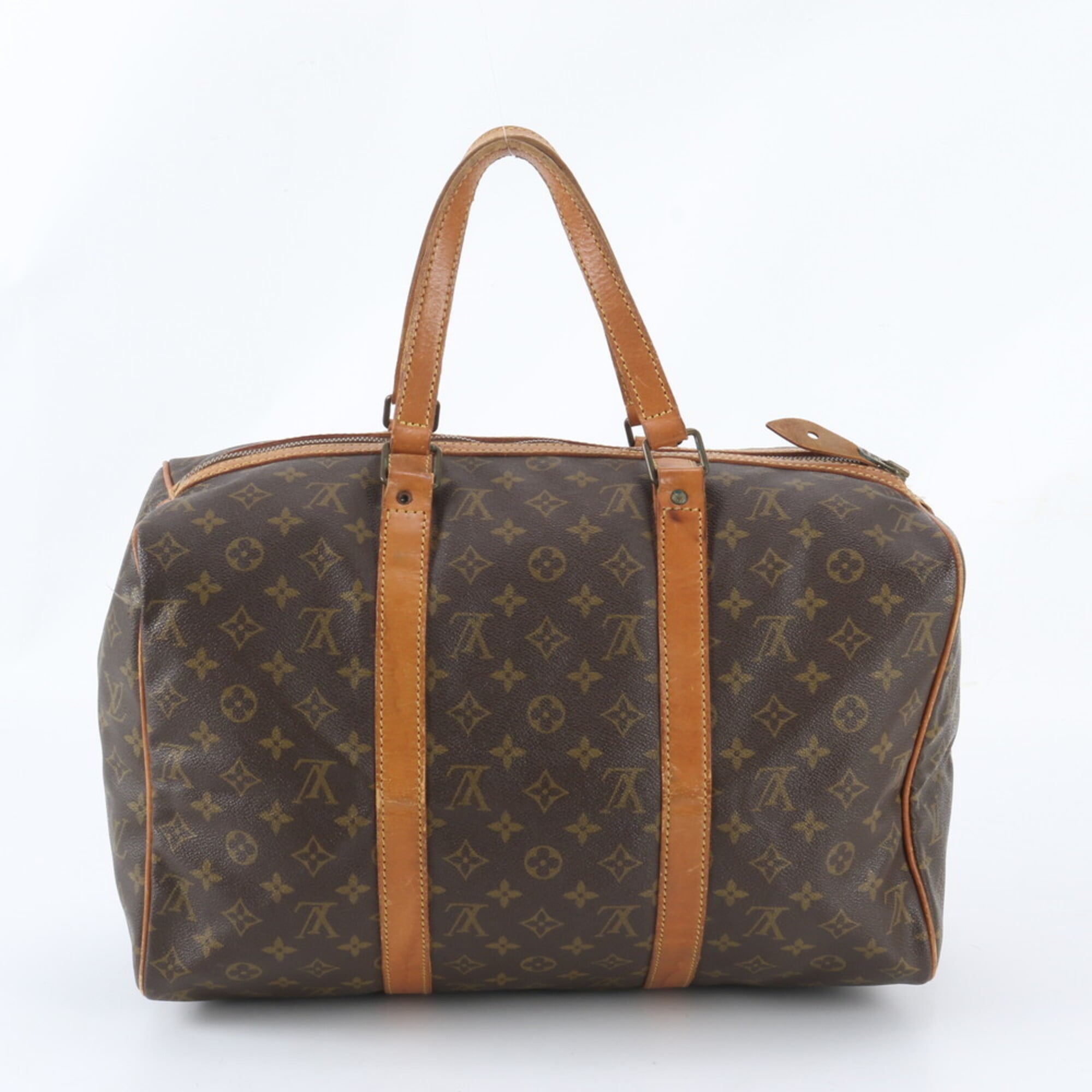 Louis Vuitton Brown Monogram Leather Coated Canvas Handbag Tote Bag (Pre-Owned)