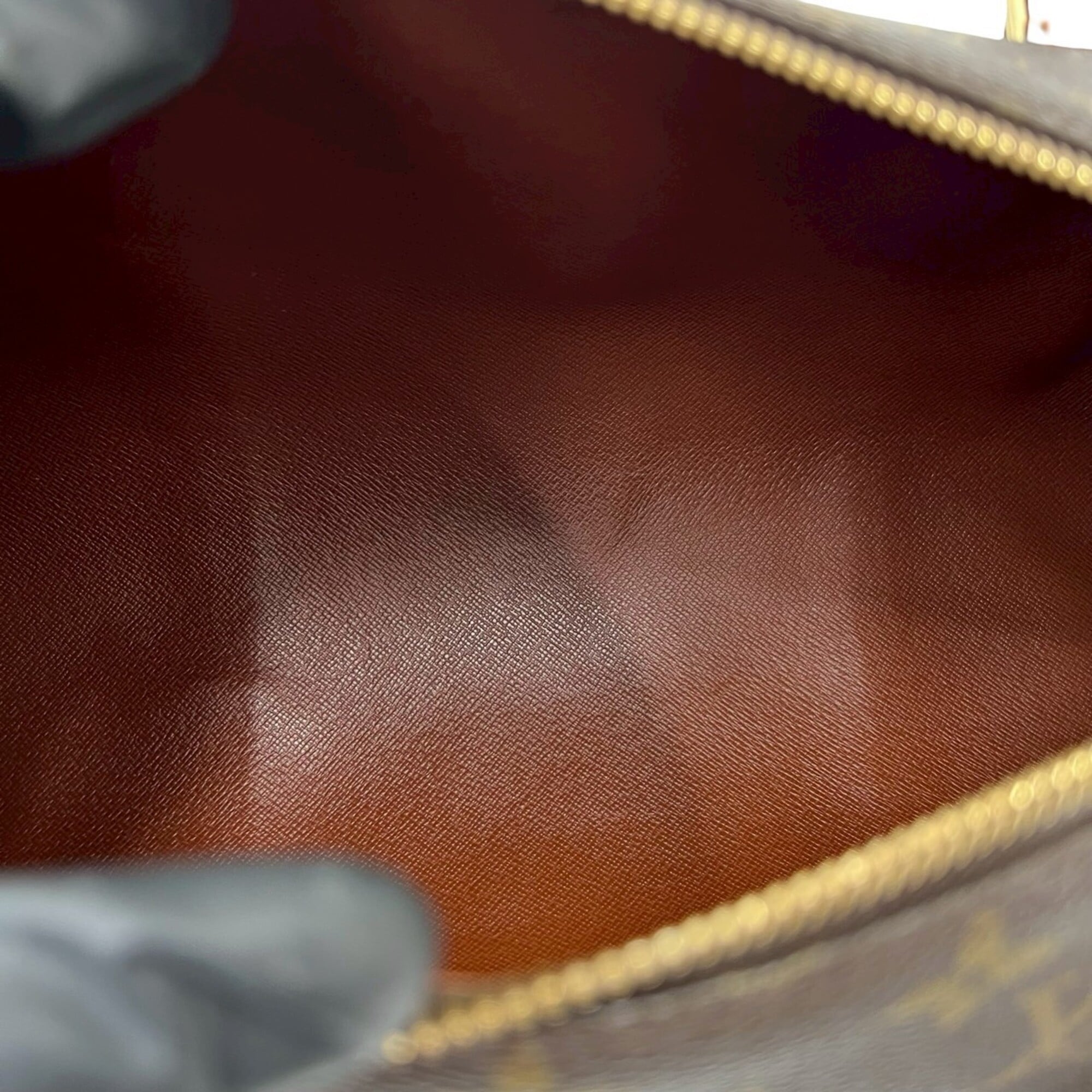 Louis Vuitton Brown Pvc Leather Boston Bag Handbag (Pre-Owned)