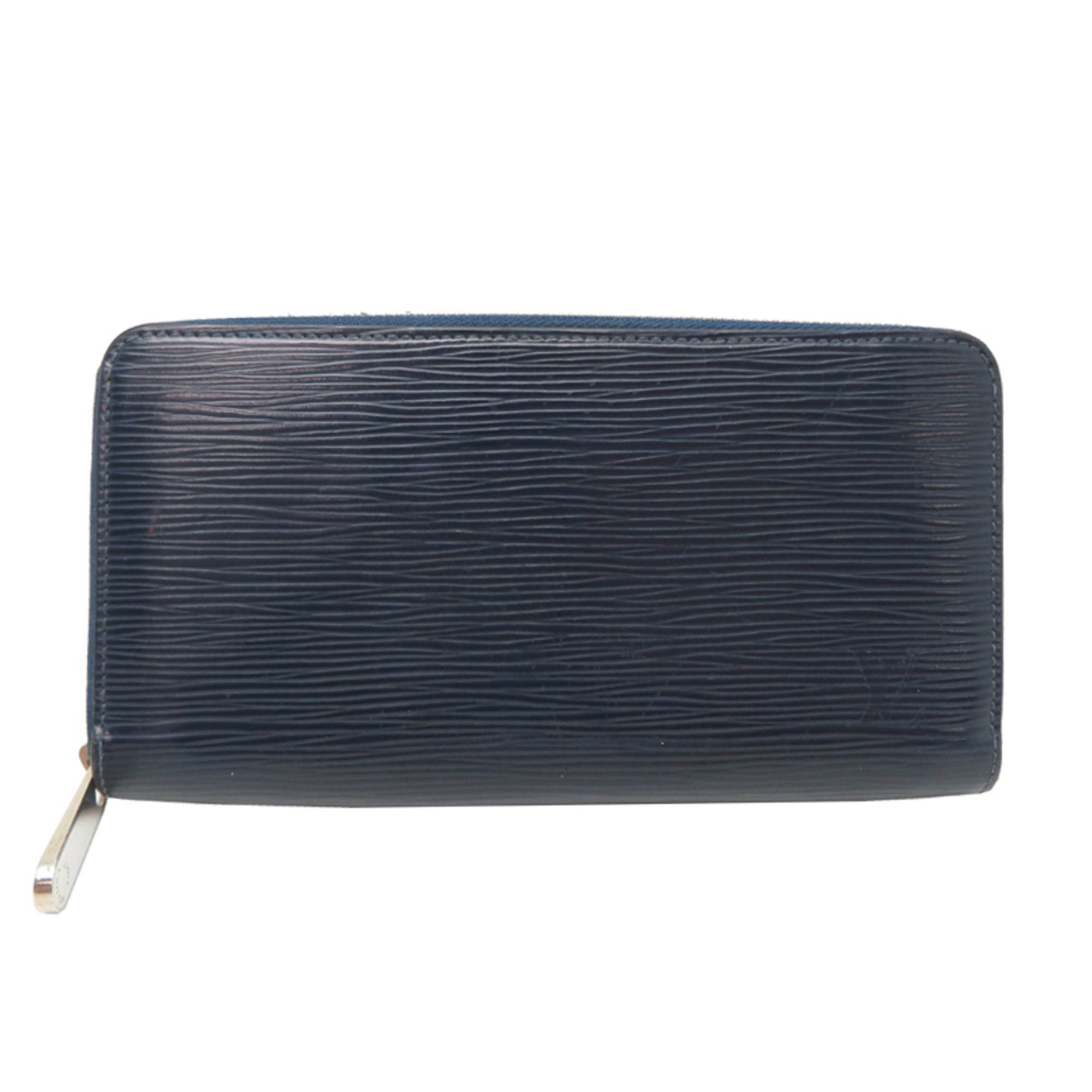 Louis Vuitton Navy Epi Leather Long Wallet (Bi-Fold) (Pre-Owned)