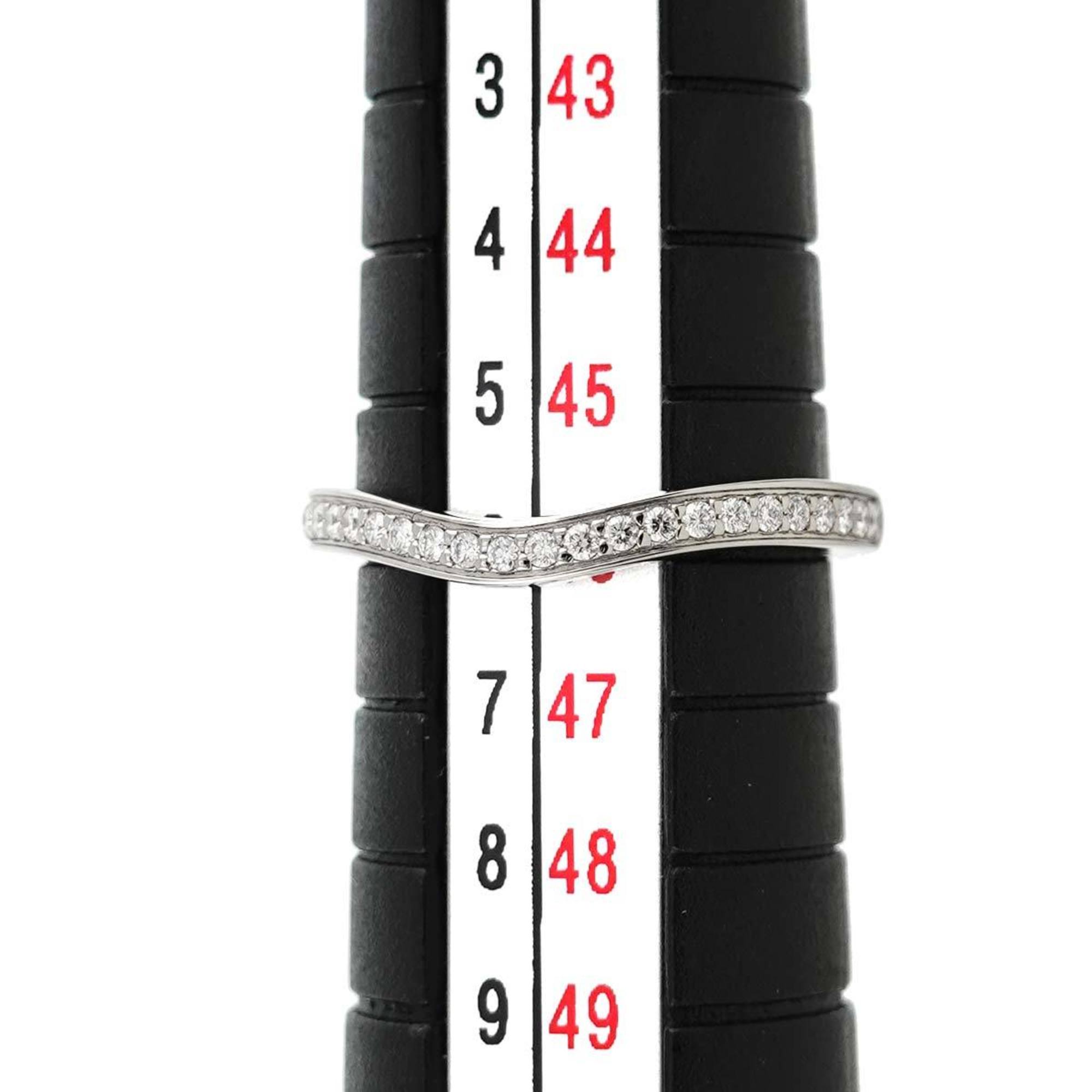 Cartier Platinum Platinum 950 Band Ring (Pre-Owned)