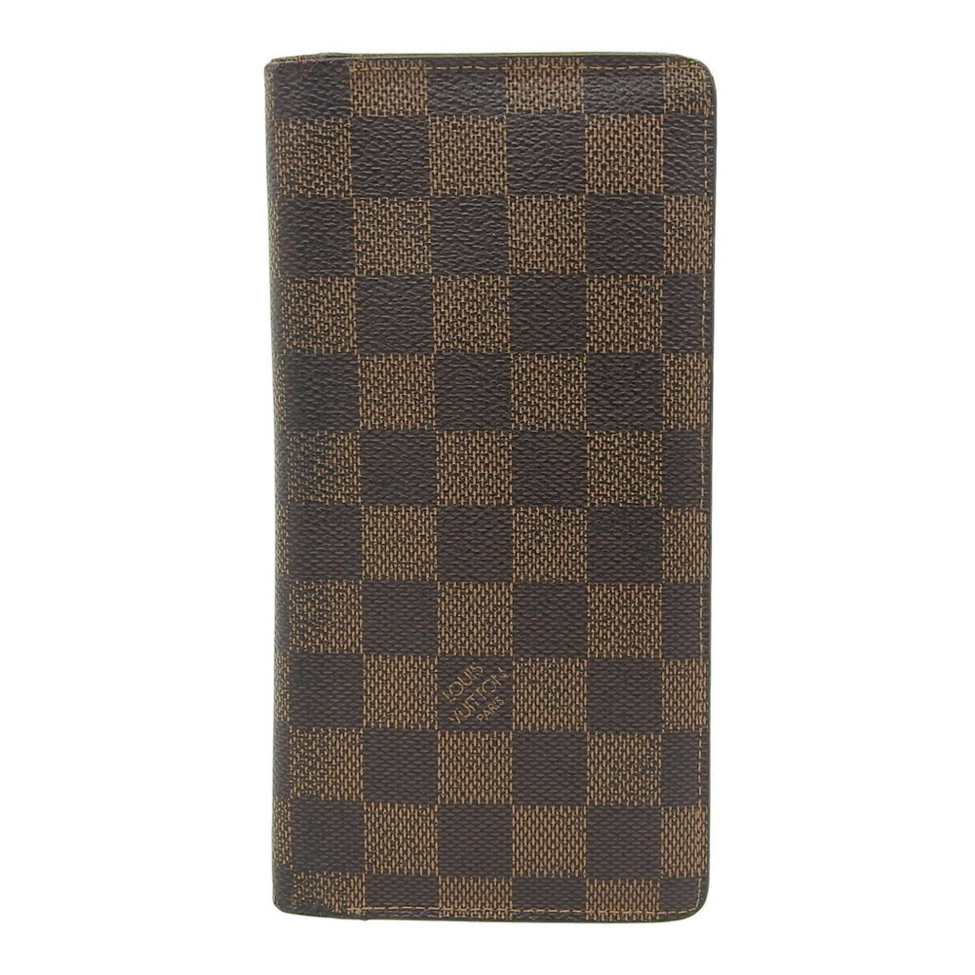 Louis Vuitton Ebene Pvc Long Wallet (Bi-Fold) (Pre-Owned)
