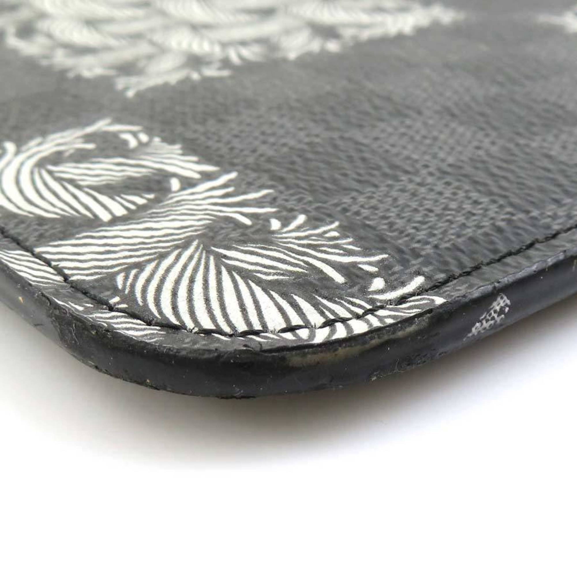 Louis Vuitton Black Damier Graphite Clutch Bag Pochette (Pre-Owned)