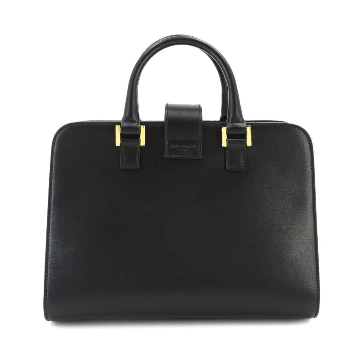Saint Laurent Black Leather Handbag (Pre-Owned)