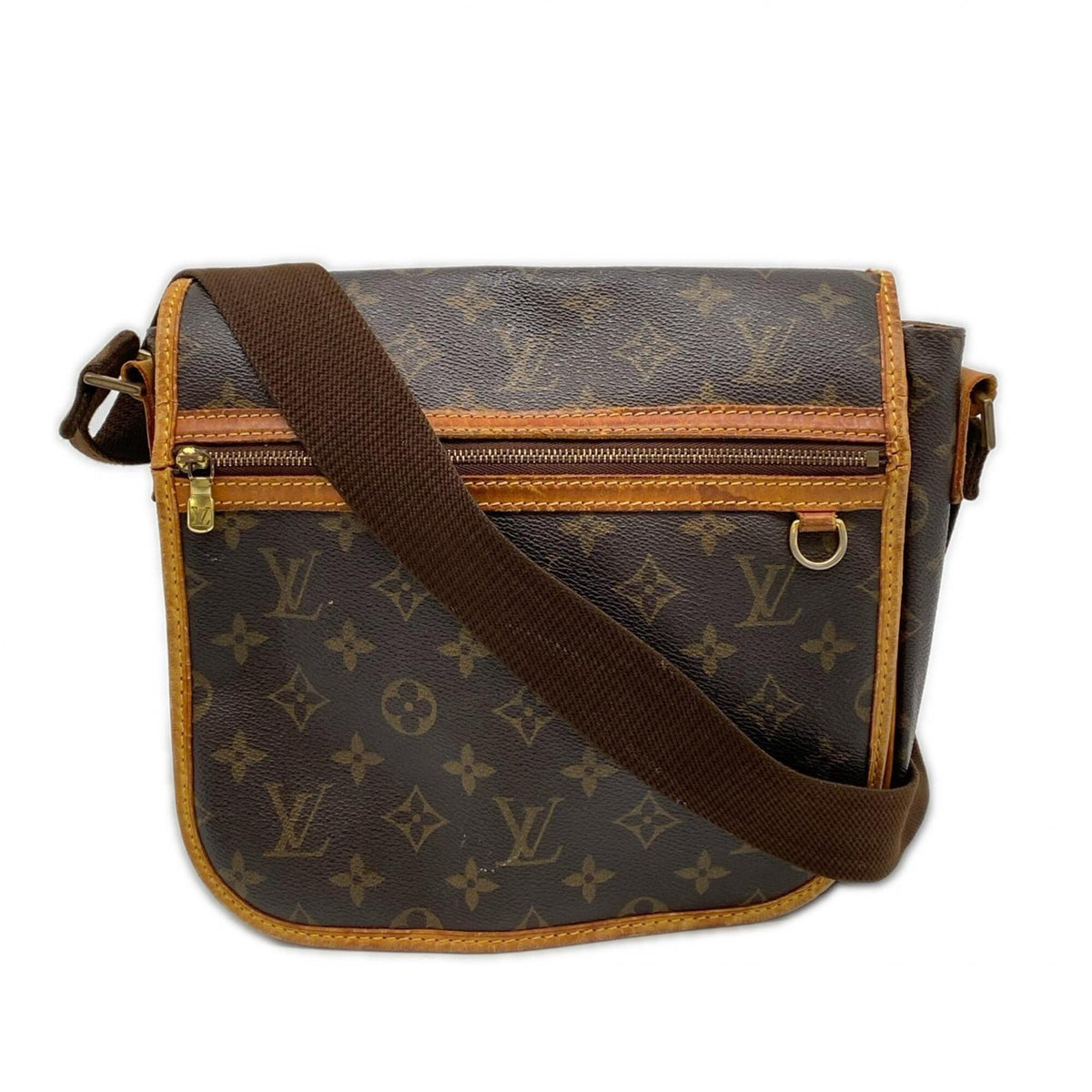 Louis Vuitton Beige Brown Monogram Shoulder Bag (Pre-Owned)