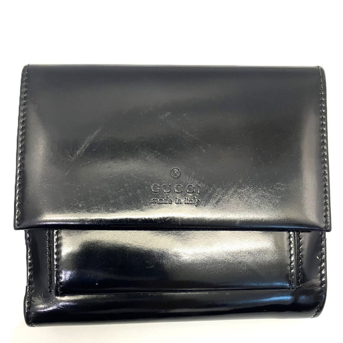 Gucci Black Leather Wallet (Bi-Fold) (Pre-Owned)