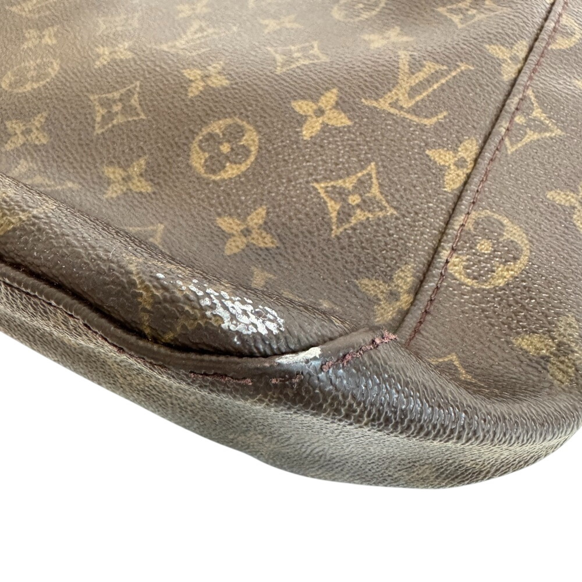 Louis Vuitton Brown Monogram Leather Pvc Handbag (Pre-Owned)
