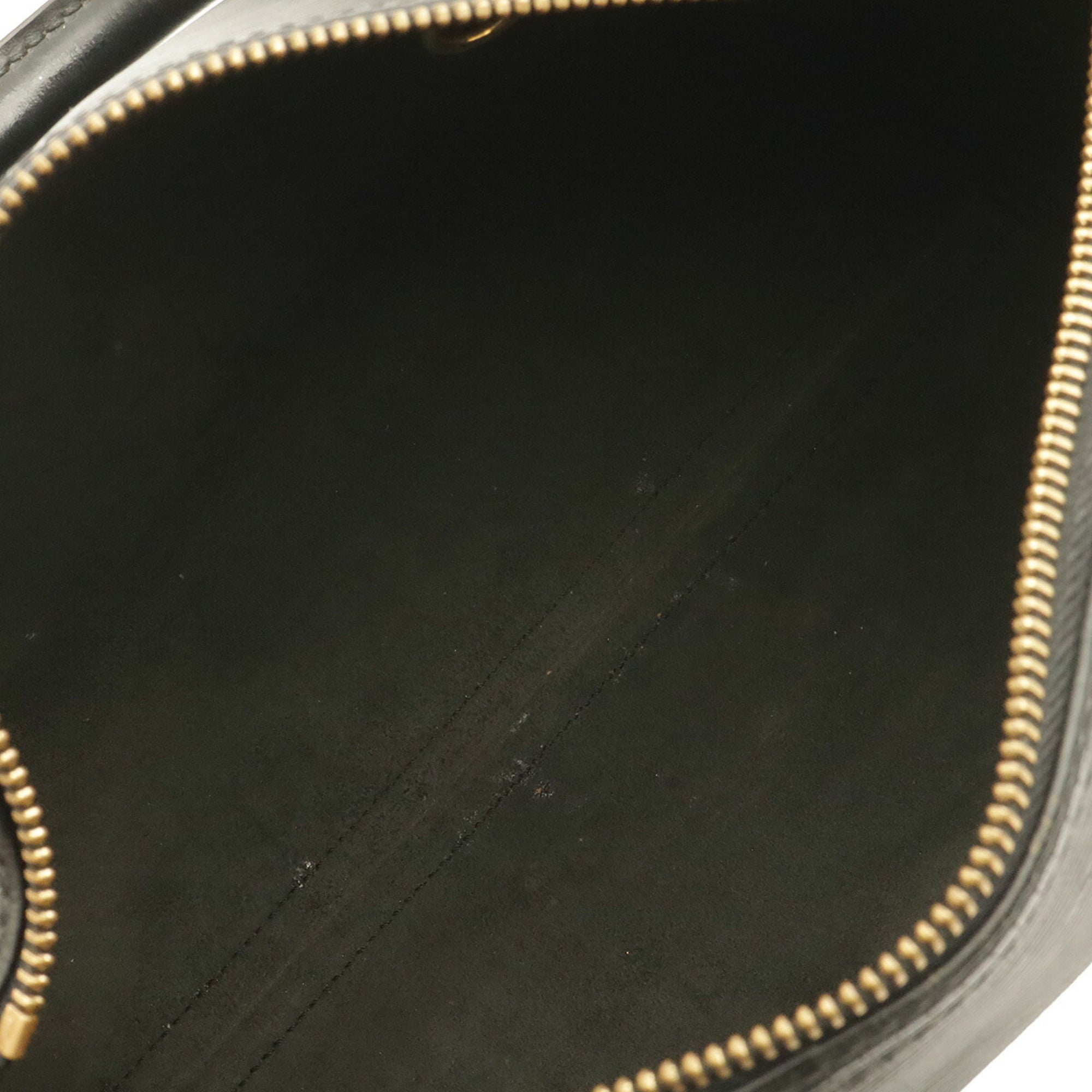 Louis Vuitton Noir Epi Leather Boston Bag Handbag (Pre-Owned)