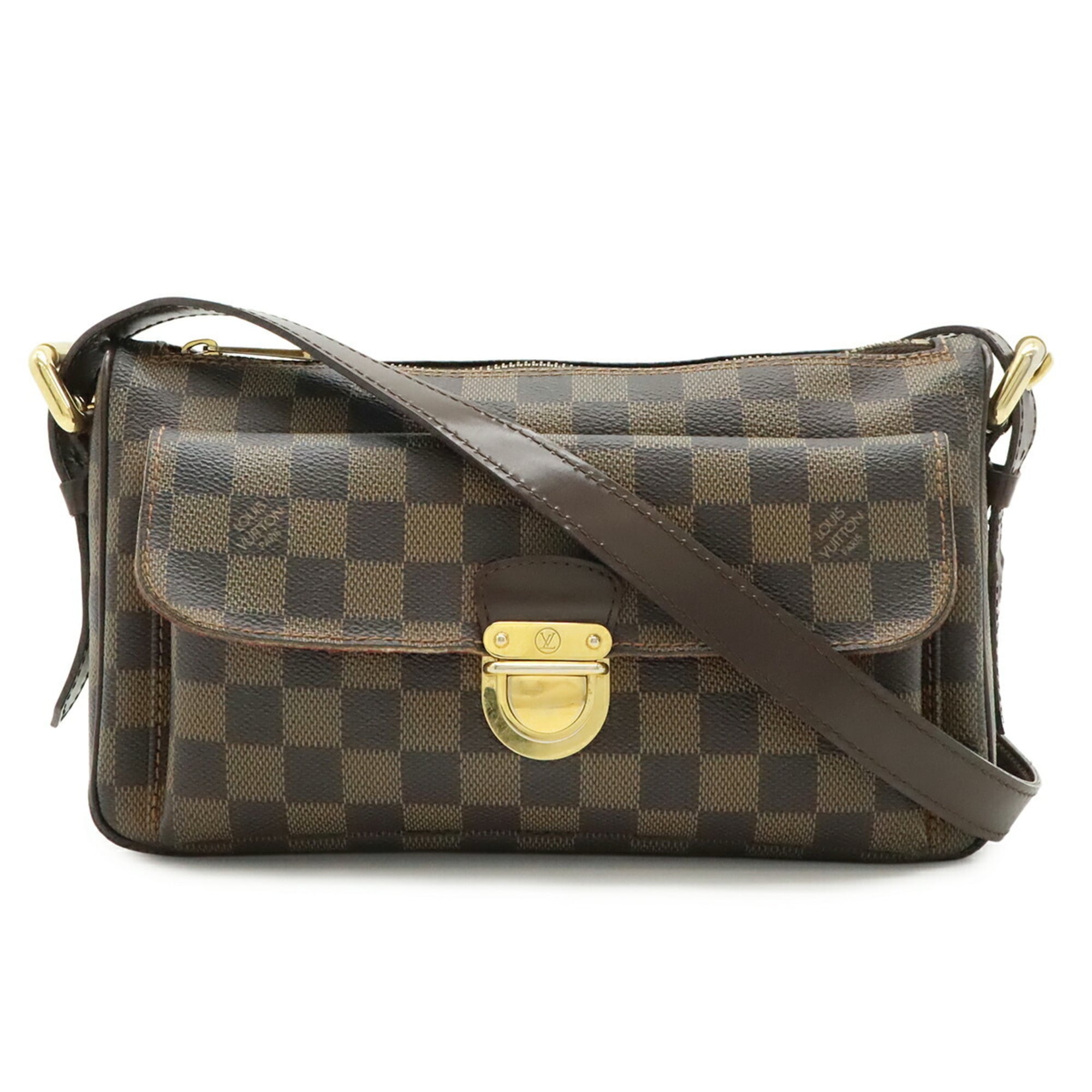 Louis Vuitton Brown Damier Canvas Damier Canvas Pvc Shoulder Bag (Pre-Owned)