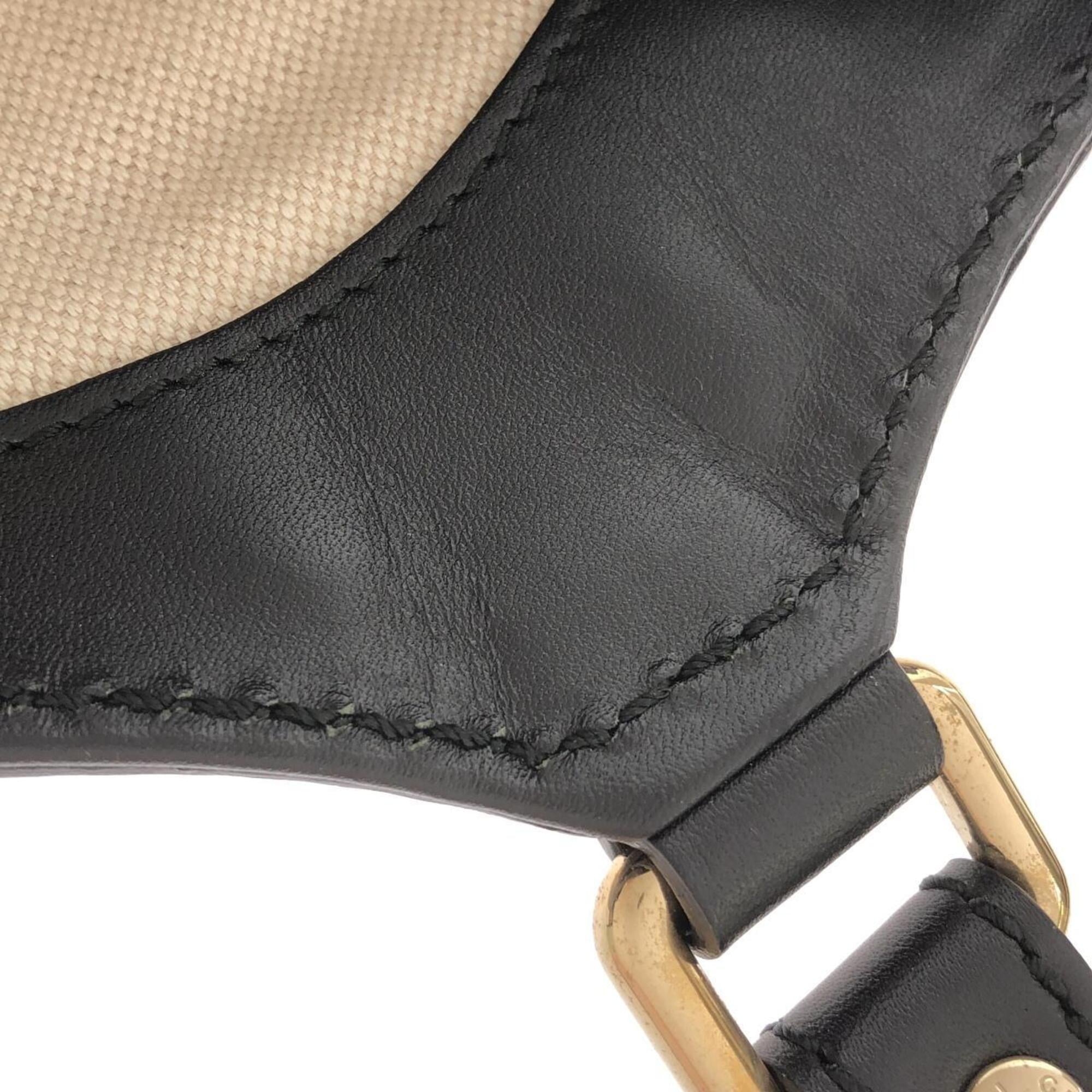 Gucci Beige Canvas Handbag (Pre-Owned)