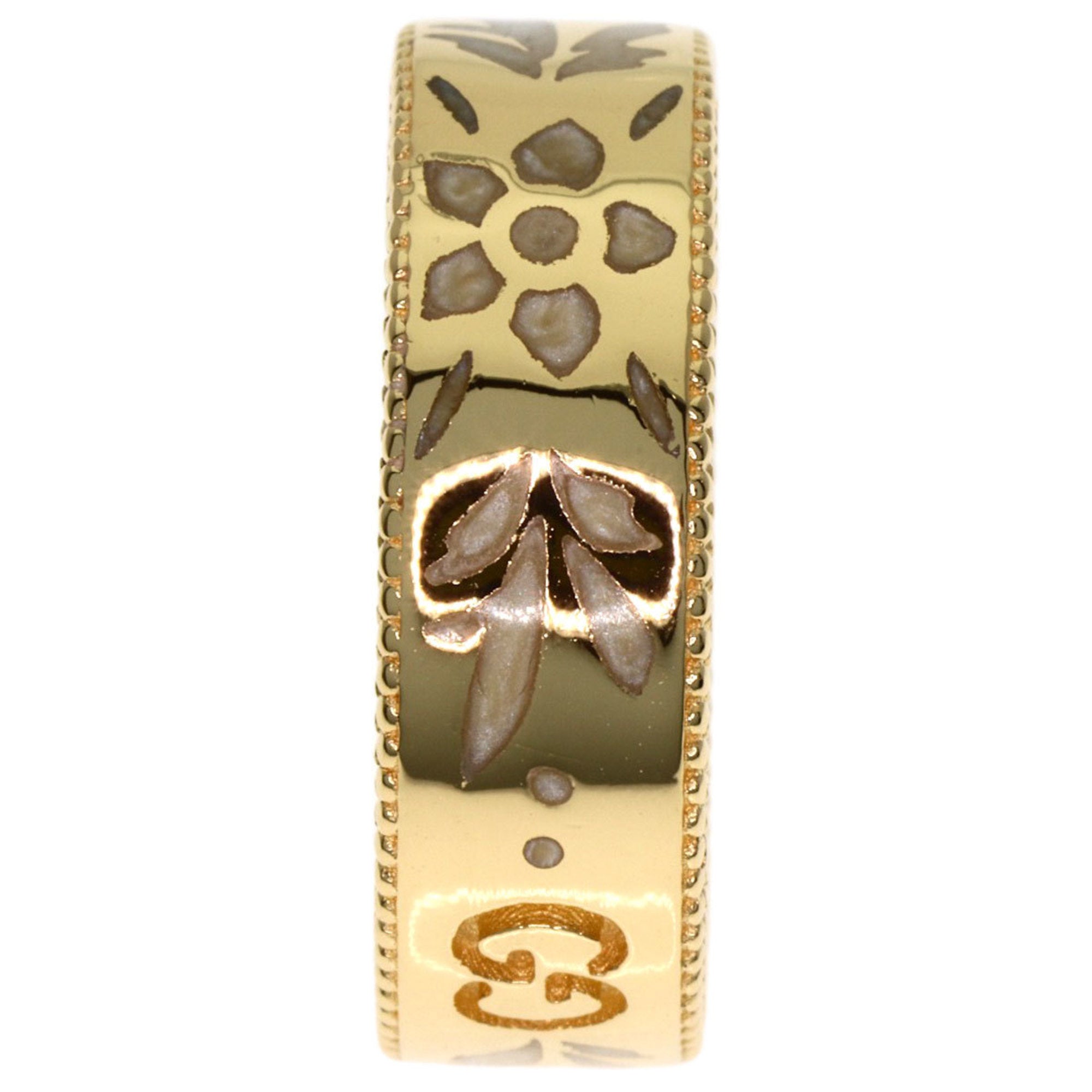 Gucci Icon Yellow Gold (18K) Band Ring (Pre-Owned)