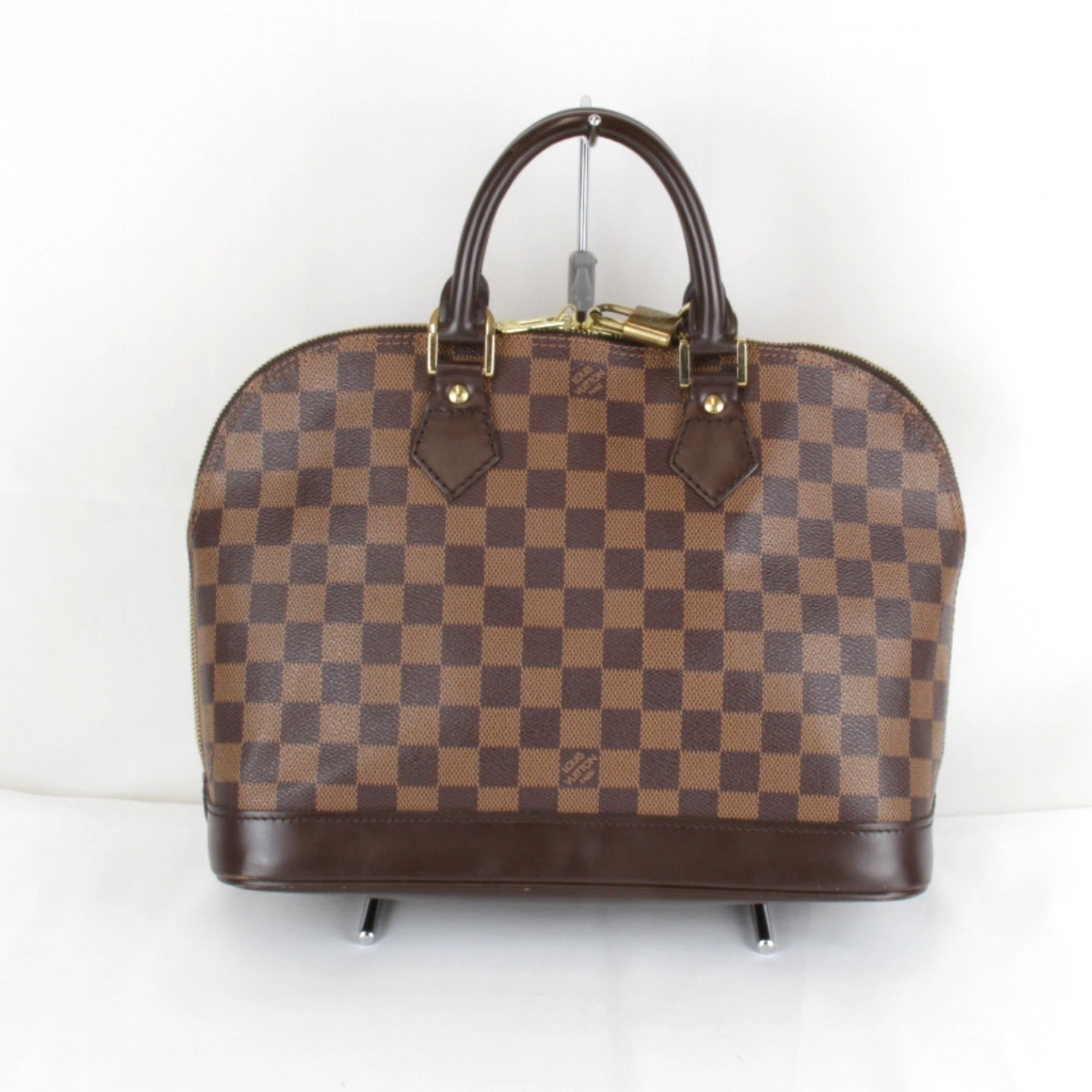 Louis Vuitton Brown Damier Canvas Handbag (Pre-Owned)