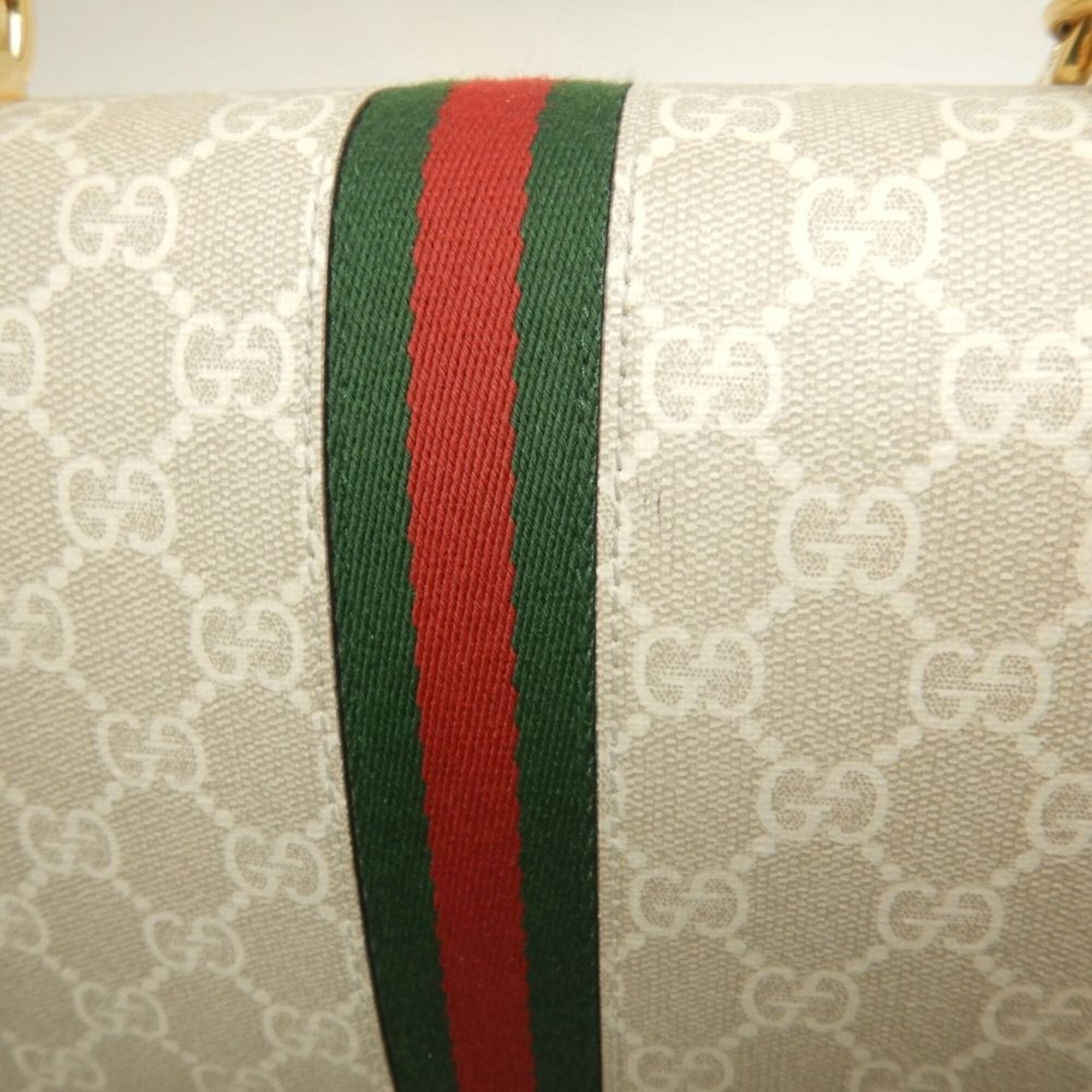 Gucci Beige Gg Supreme Handbag (Pre-Owned)