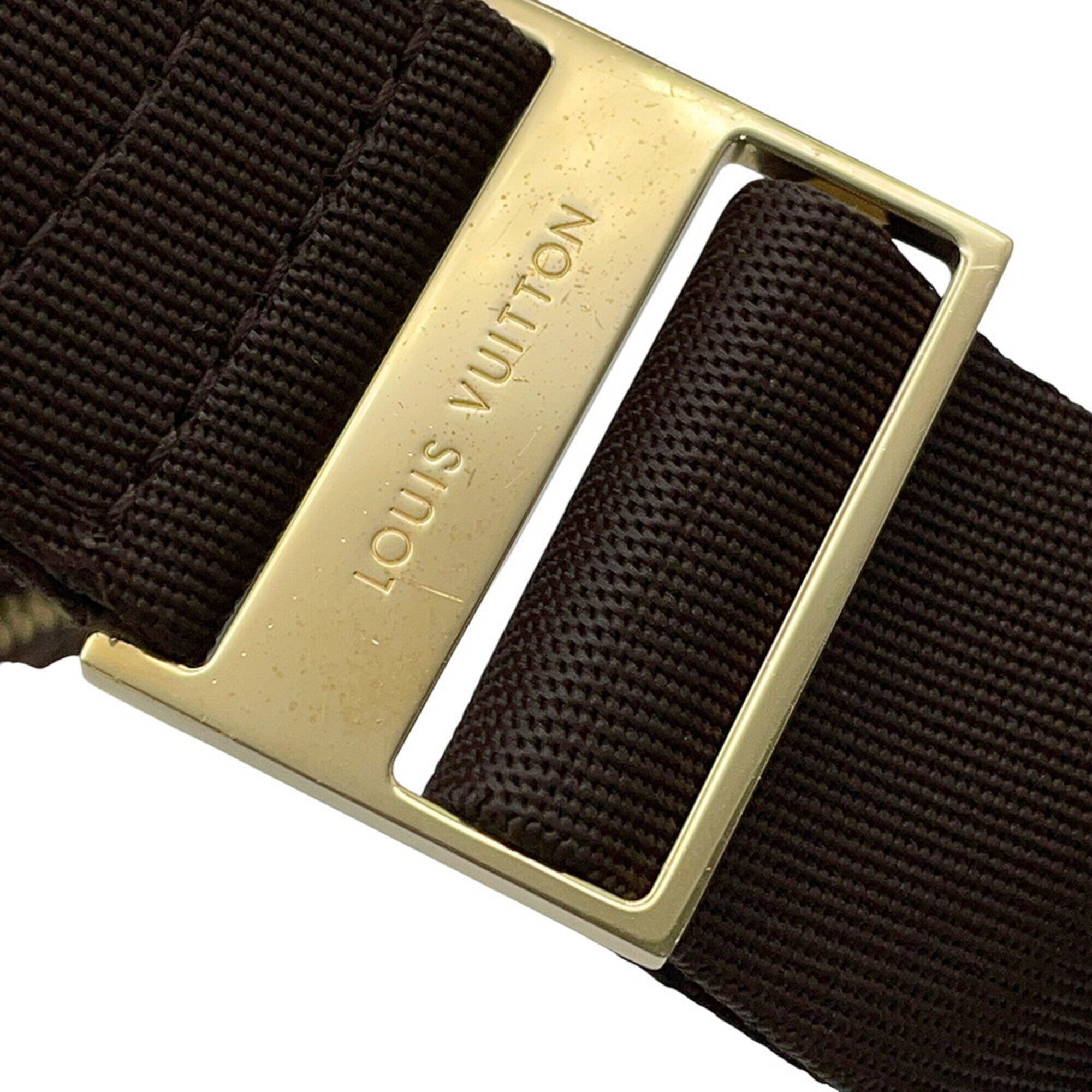 Louis Vuitton Damier Brown Damier Canvas Ebene Damier Canvas Handbag Shoulder Bag Sling Bag (Pre-Owned)