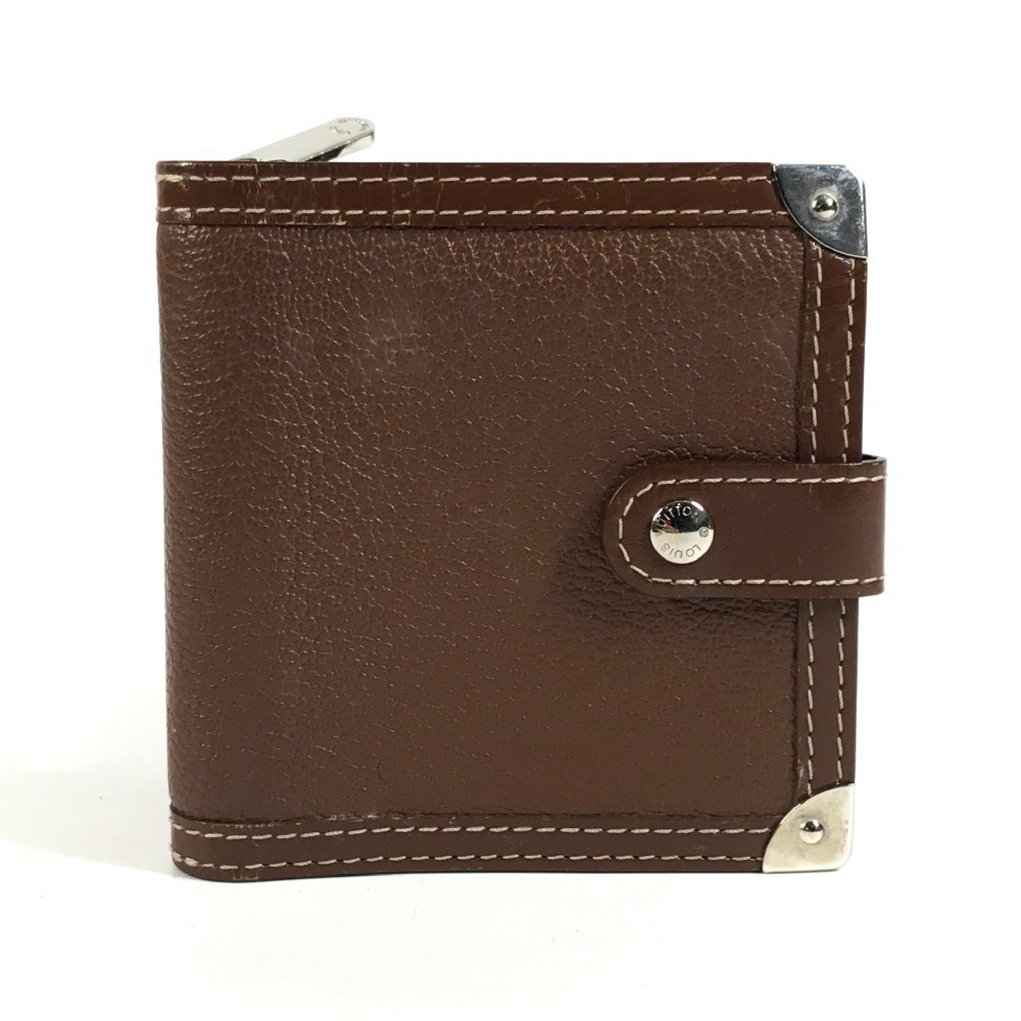 Louis Vuitton Suhali Brown Suhali Leather Wallet (Bi-Fold) (Pre-Owned)