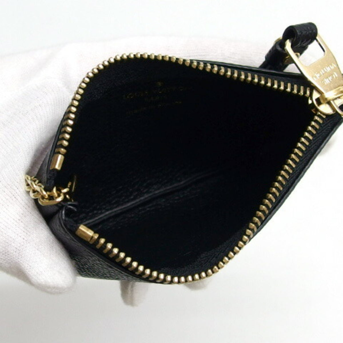 Louis Vuitton Monogram Empreinte Beige Bicolor Black Monogram Noir Monogram Empreinte Coin Purse/Coin Case (Pre-Owned)