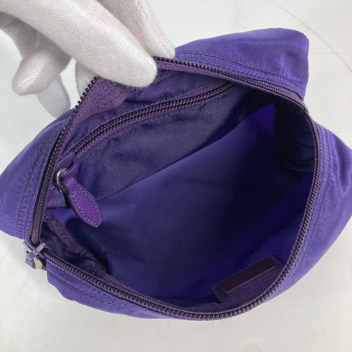 Prada Purple Nylon Pouch (Pre-Owned)