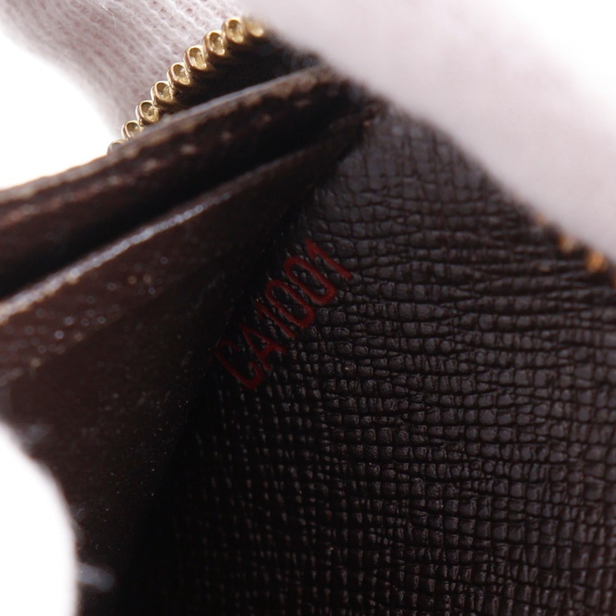 Louis Vuitton Brown Damier Canvas Long Wallet (Bi-Fold) (Pre-Owned)