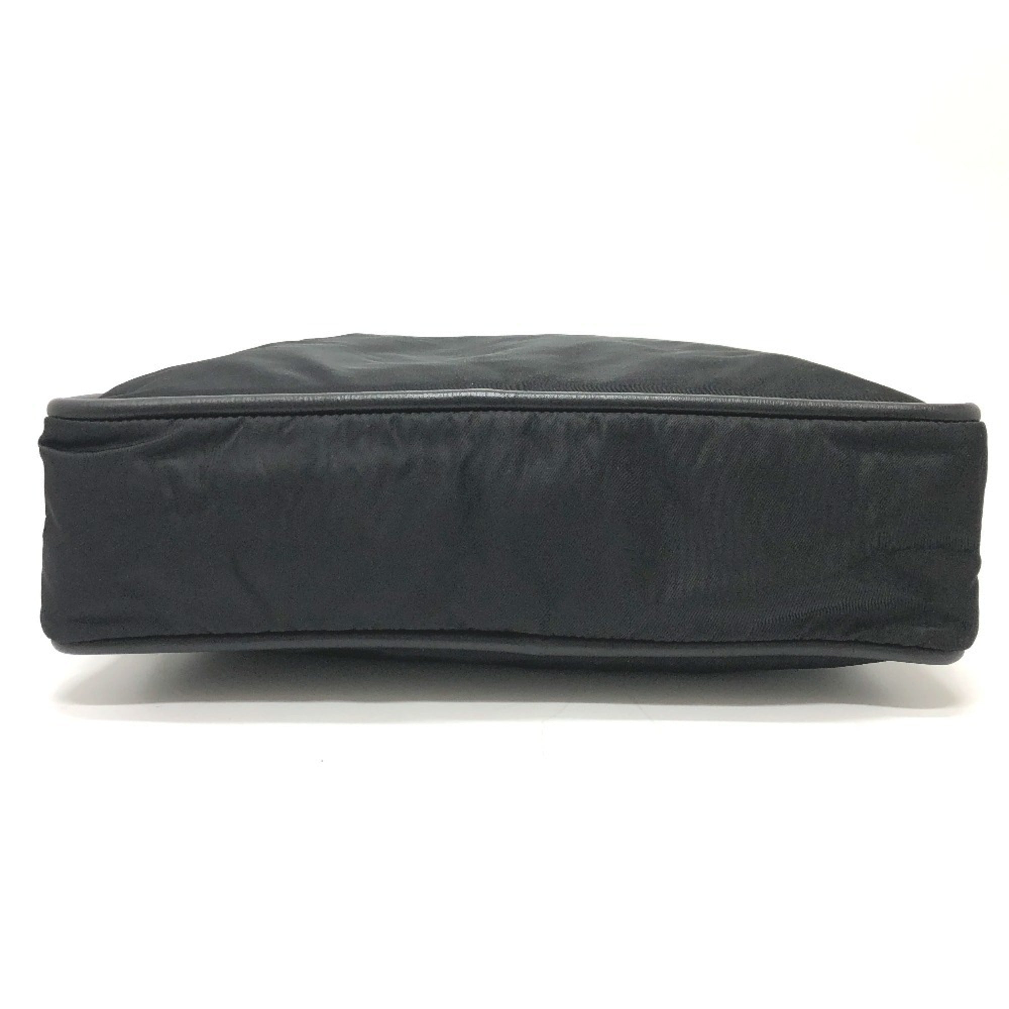 Celine Black Nylon Leather Shoulder Bag (Pre-Owned)