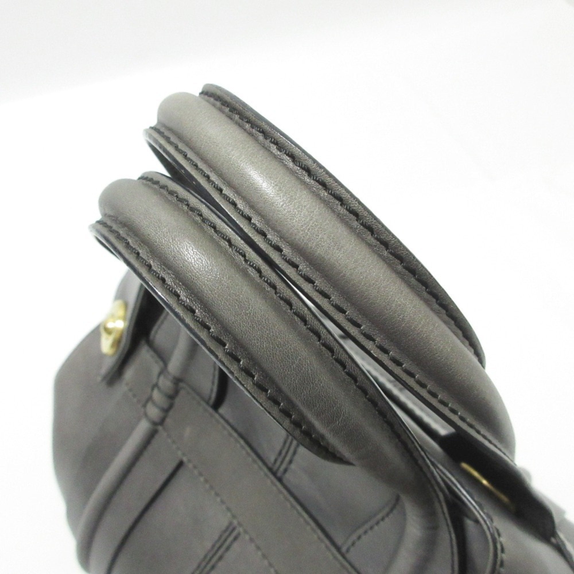 Tod's Gray Leather Handbag (Pre-Owned)