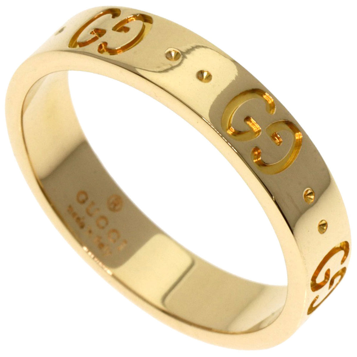 Gucci Yellow Gold (18K) Band Ring (Pre-Owned)