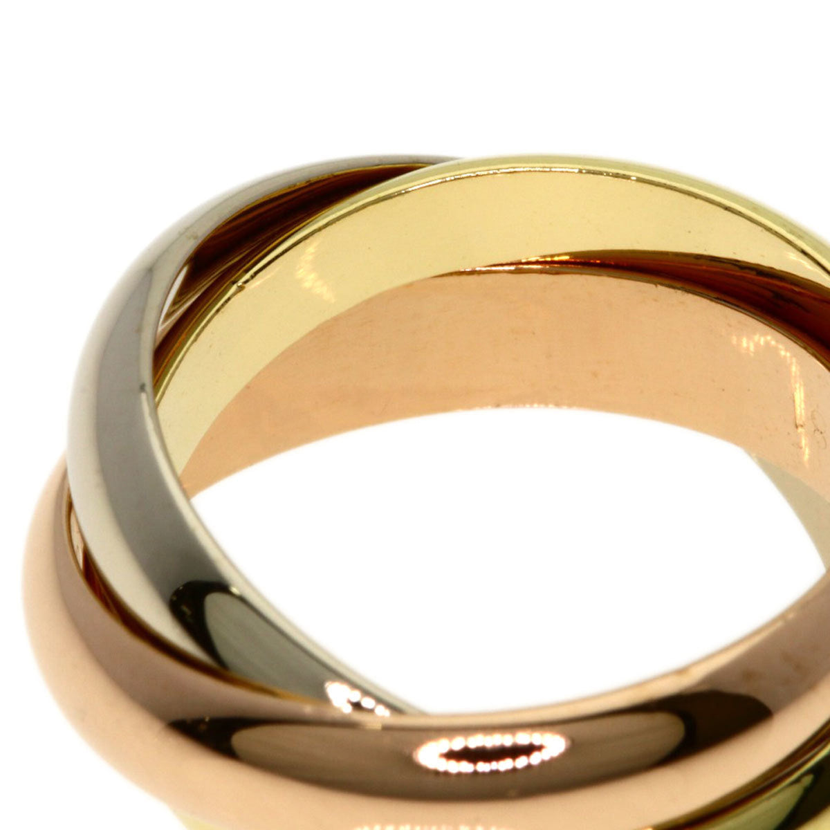 Cartier Trinity Yellow Gold (18K) Pink Gold (18K) White Gold (18K) Band Ring (Pre-Owned)