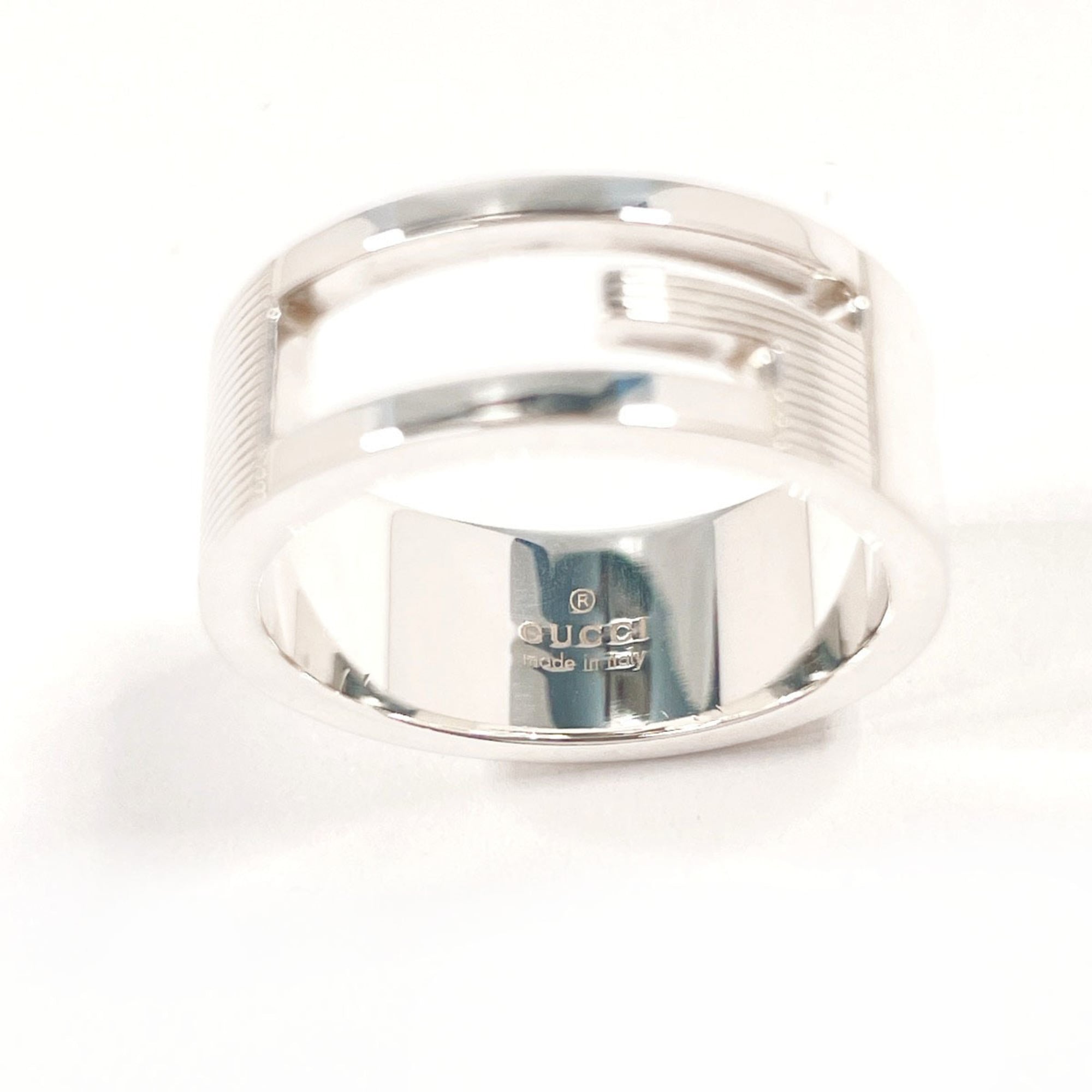 Gucci Silver Silver 925 Band Ring (Pre-Owned)