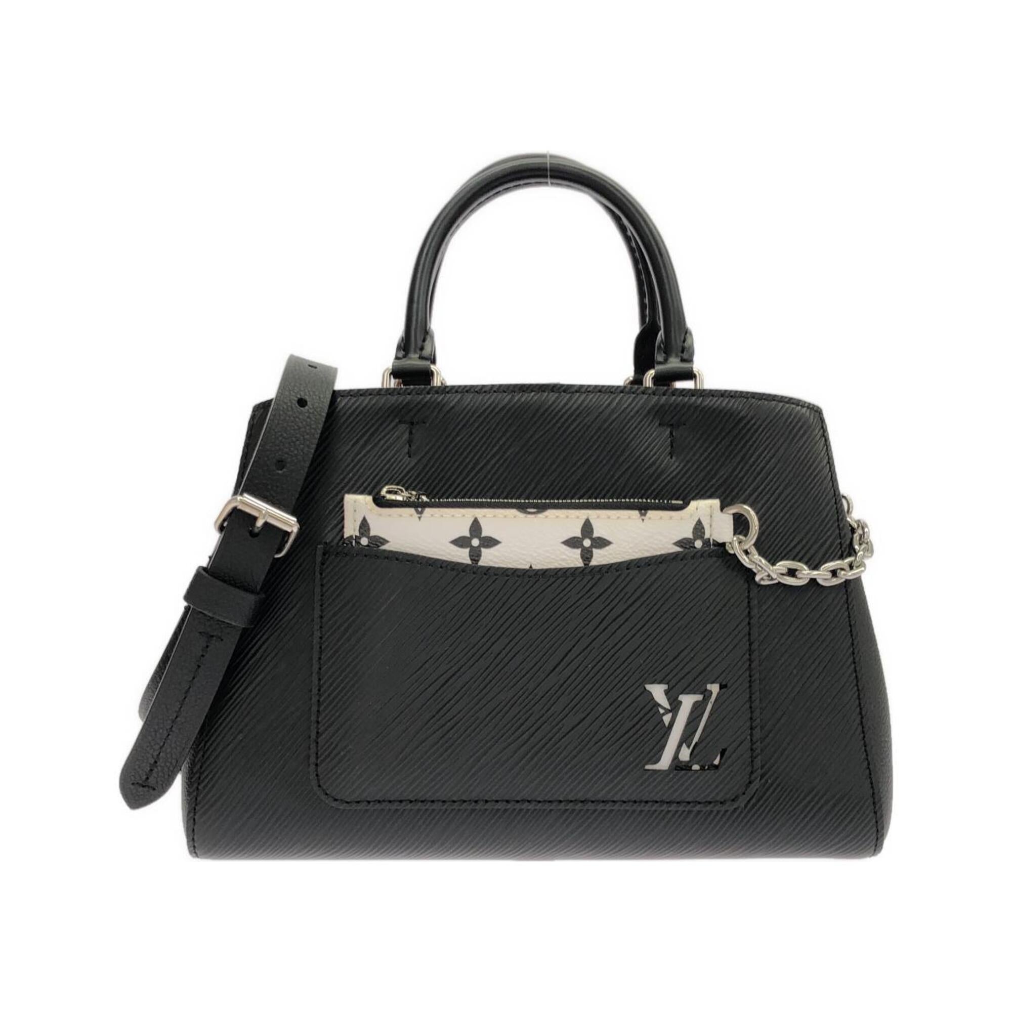 Louis Vuitton Black Leather Handbag Pouch (Pre-Owned)