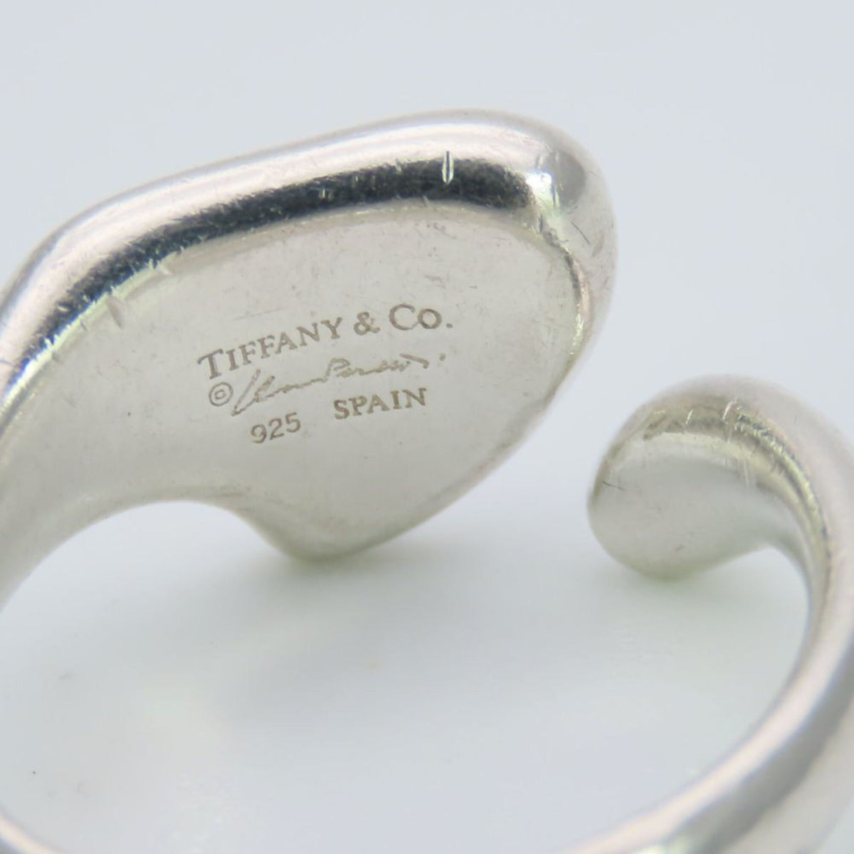 Tiffany Silver Silver 925 Band Ring (Pre-Owned)