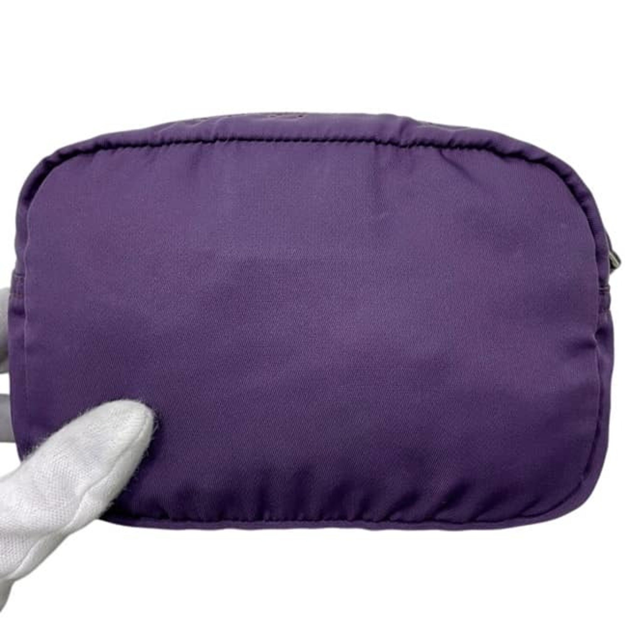 Prada Purple Nylon Pouch (Pre-Owned)