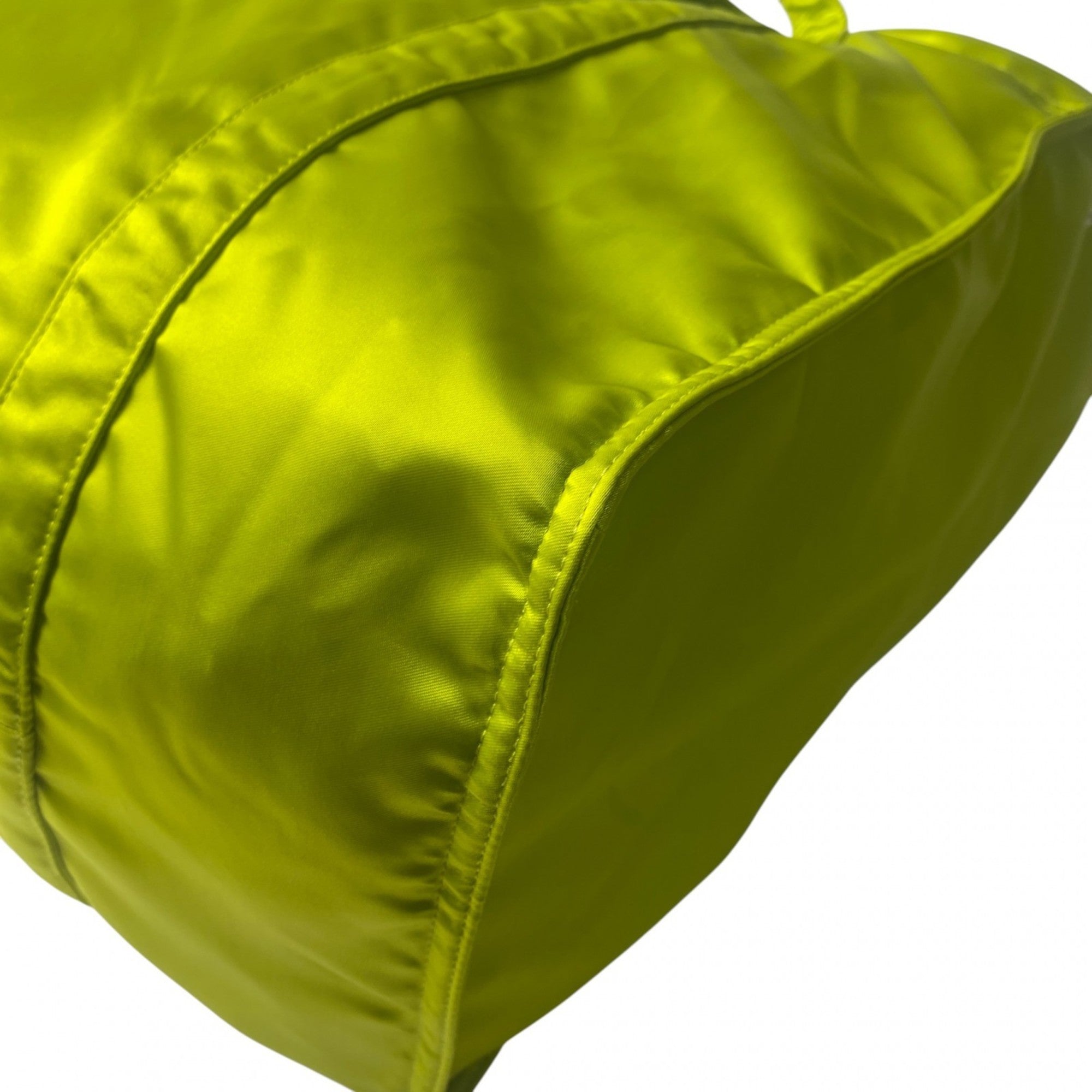 Fendi Green Yellow Nylon Eco-Bag Tote Bag (Pre-Owned)