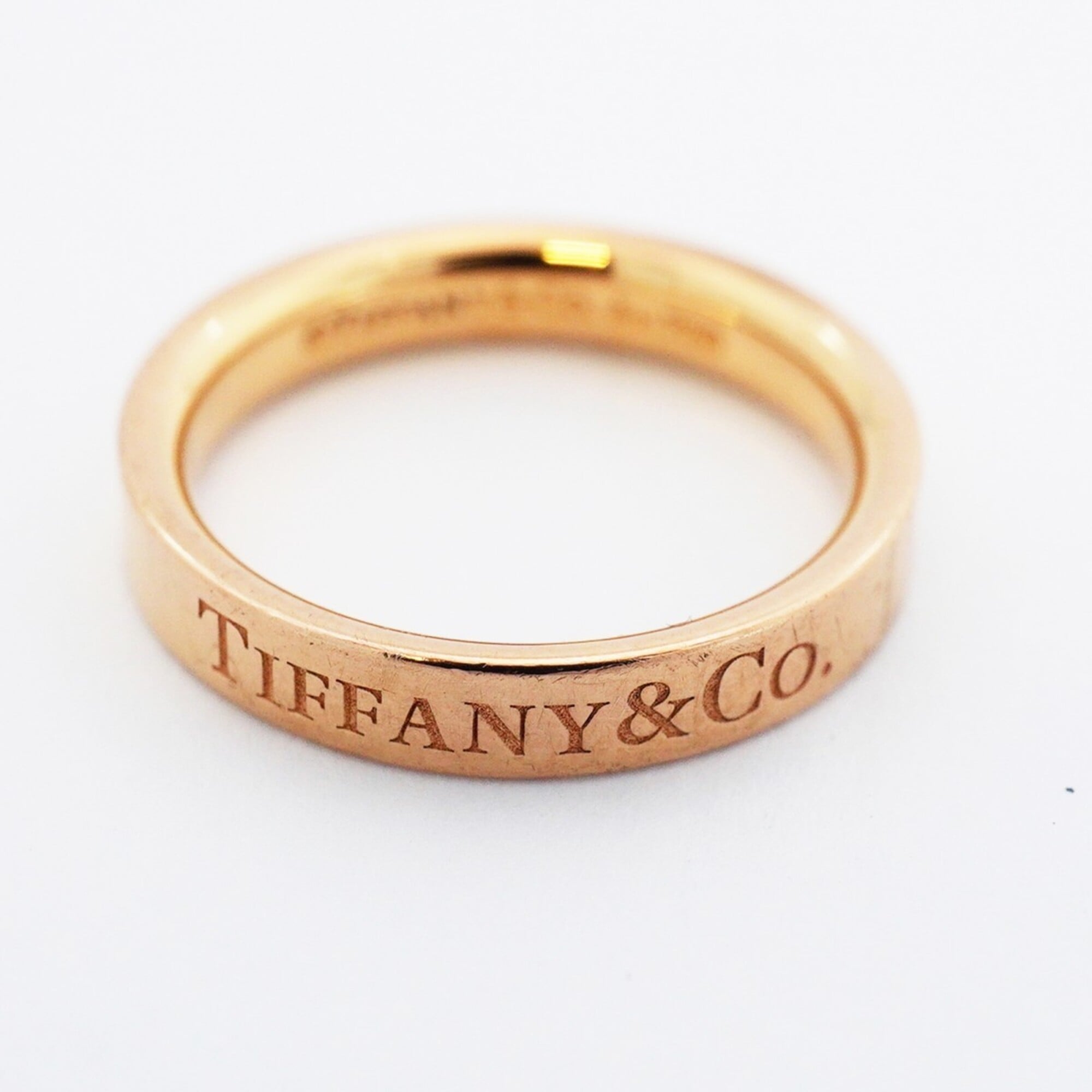 Tiffany Pink Gold (18K) Band Ring (Pre-Owned)