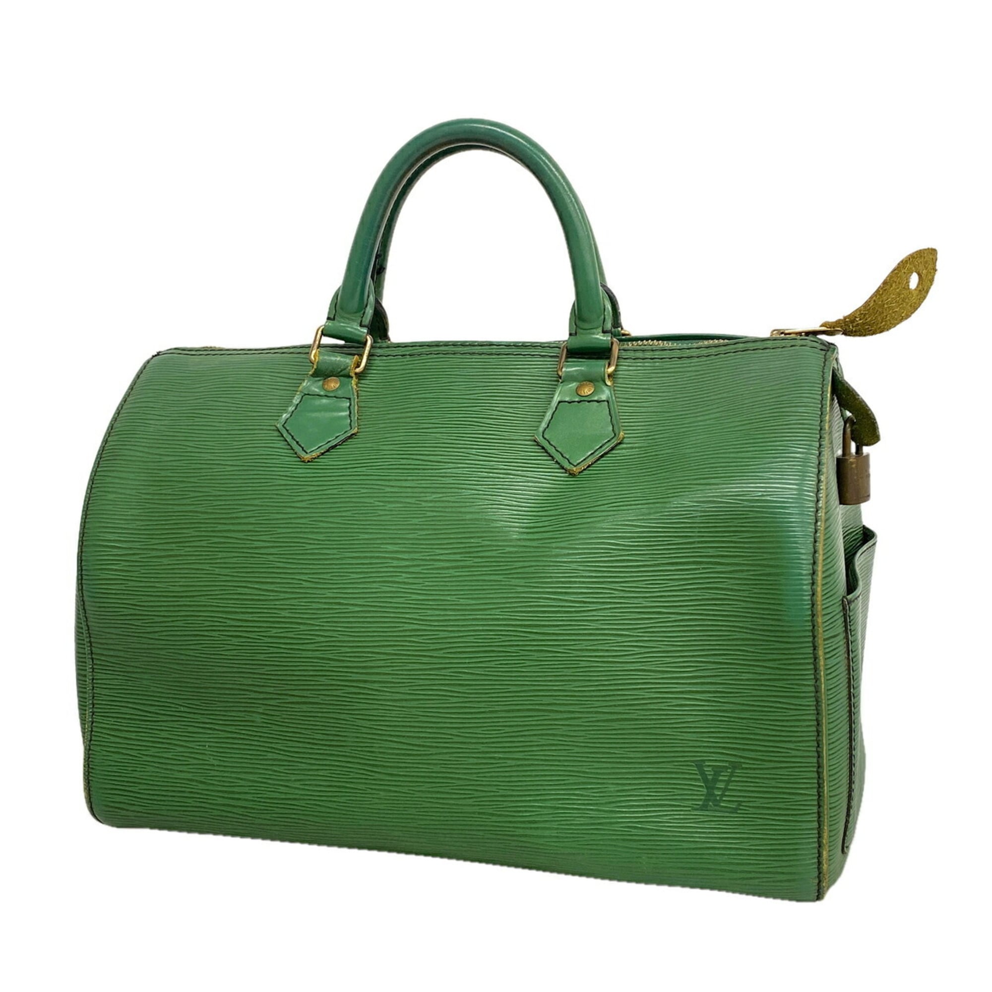 Louis Vuitton Borneo Green Handbag (Pre-Owned)