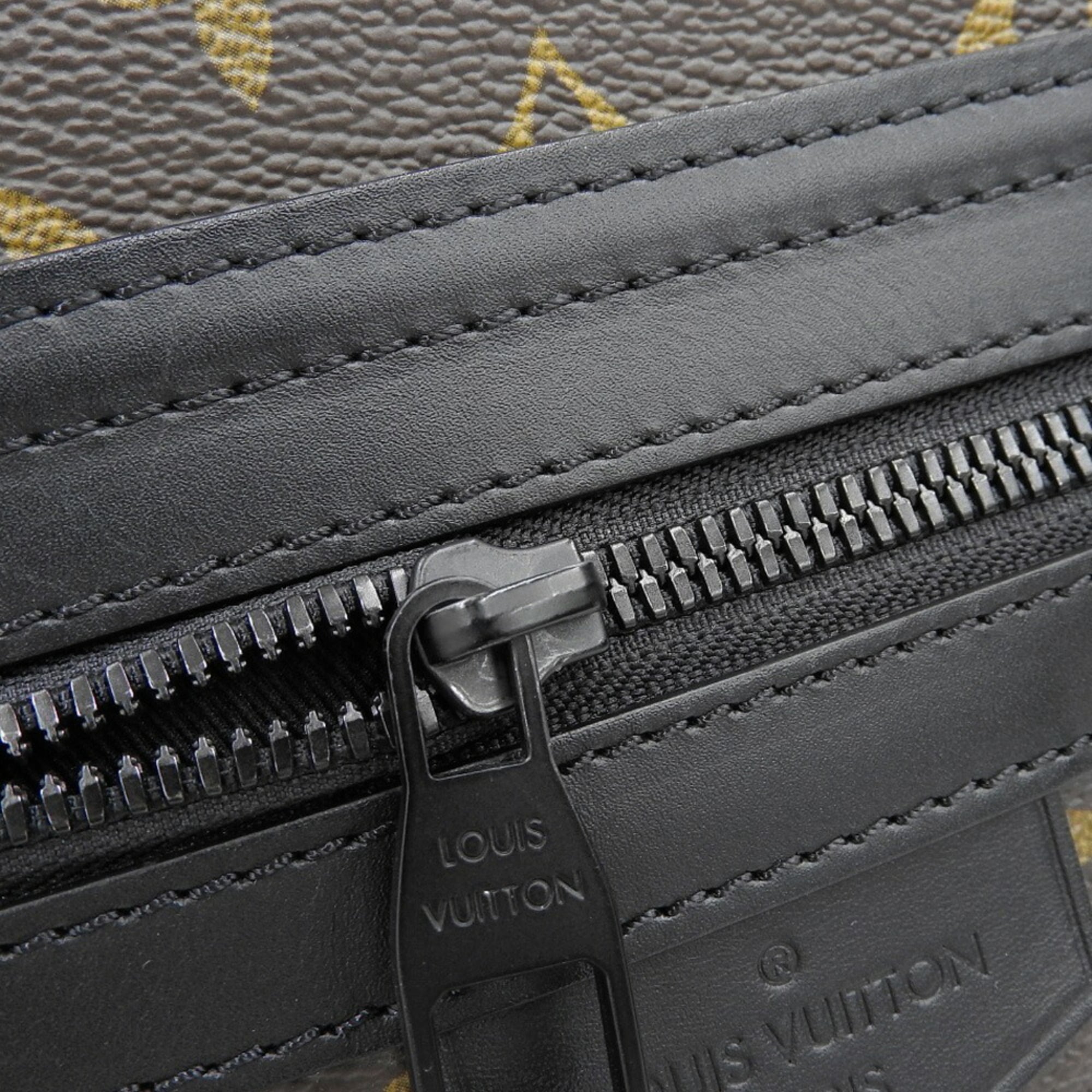 Louis Vuitton Monogram Macassar Black Monogram Macassar Pvc Leather Shoulder Bag (Pre-Owned)