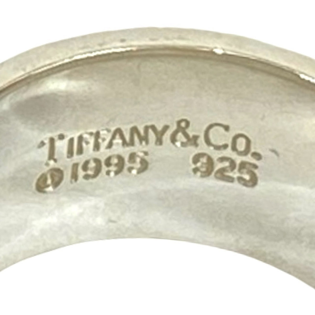 Tiffany Silver Silver 925 Band Ring (Pre-Owned)