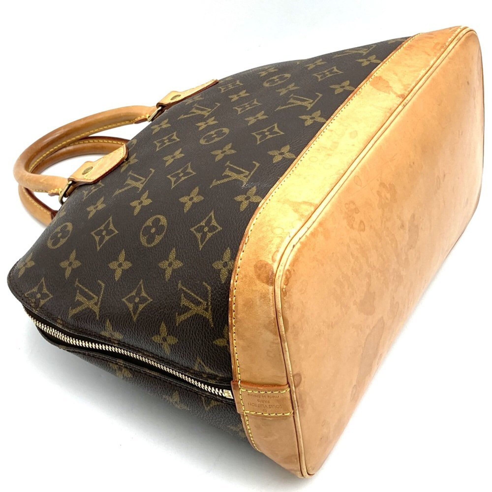 Louis Vuitton Brown Monogram Canvas Handbag (Pre-Owned)