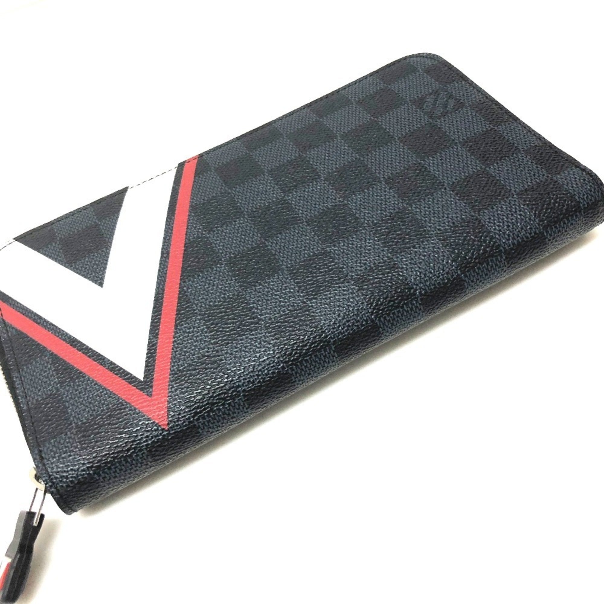 Louis Vuitton America’S Cup Galle Navy Coin Purse/Coin Case (Pre-Owned)