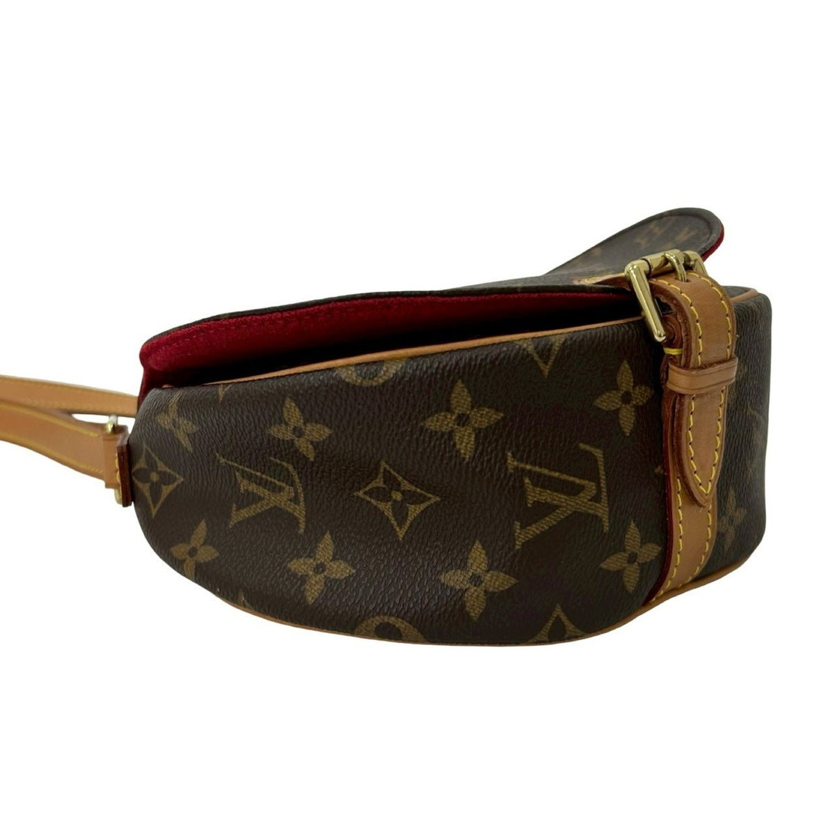 Louis Vuitton Brown Leather Pvc Pochette Shoulder Bag (Pre-Owned)