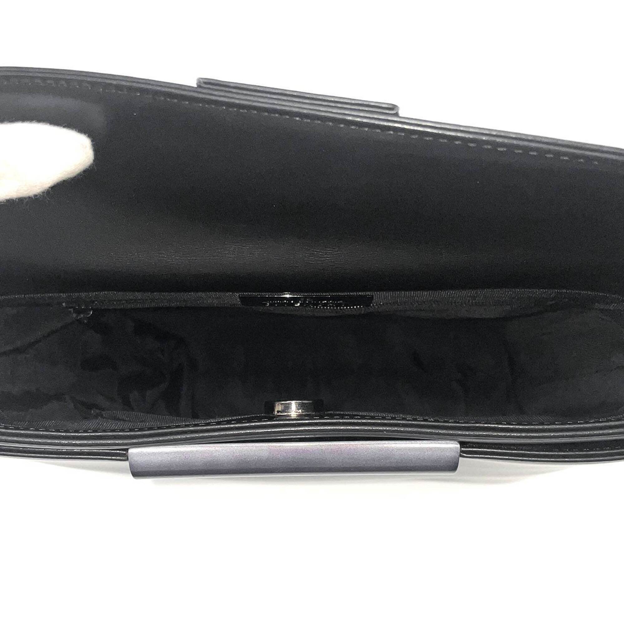 Givenchy Black Leather Handbag Shoulder Bag (Pre-Owned)