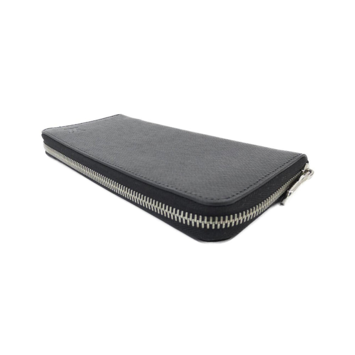 Louis Vuitton Black Leather Long Wallet (Bi-Fold) (Pre-Owned)