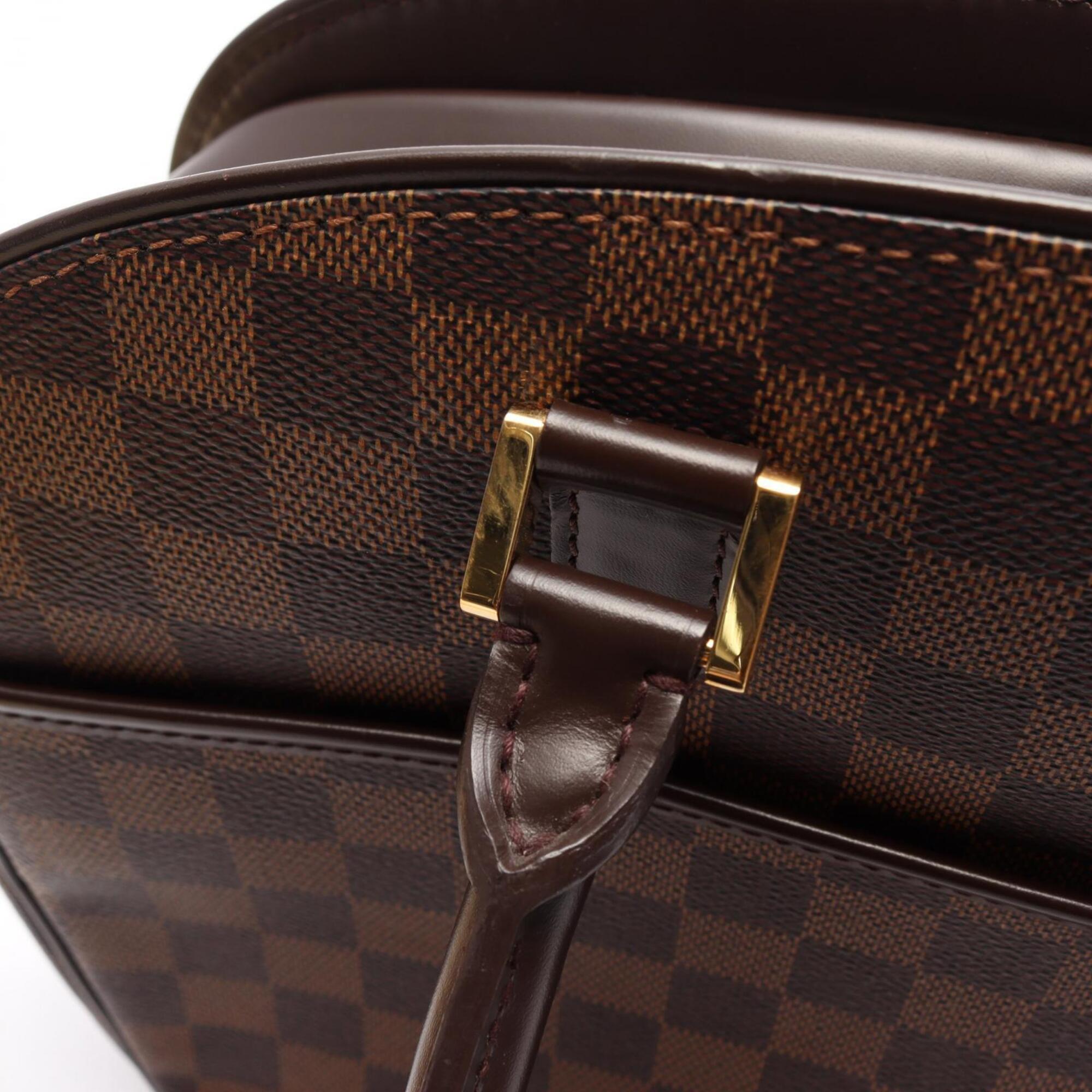 Louis Vuitton Brown Coated Canvas Pvc Leather Handbag (Pre-Owned)