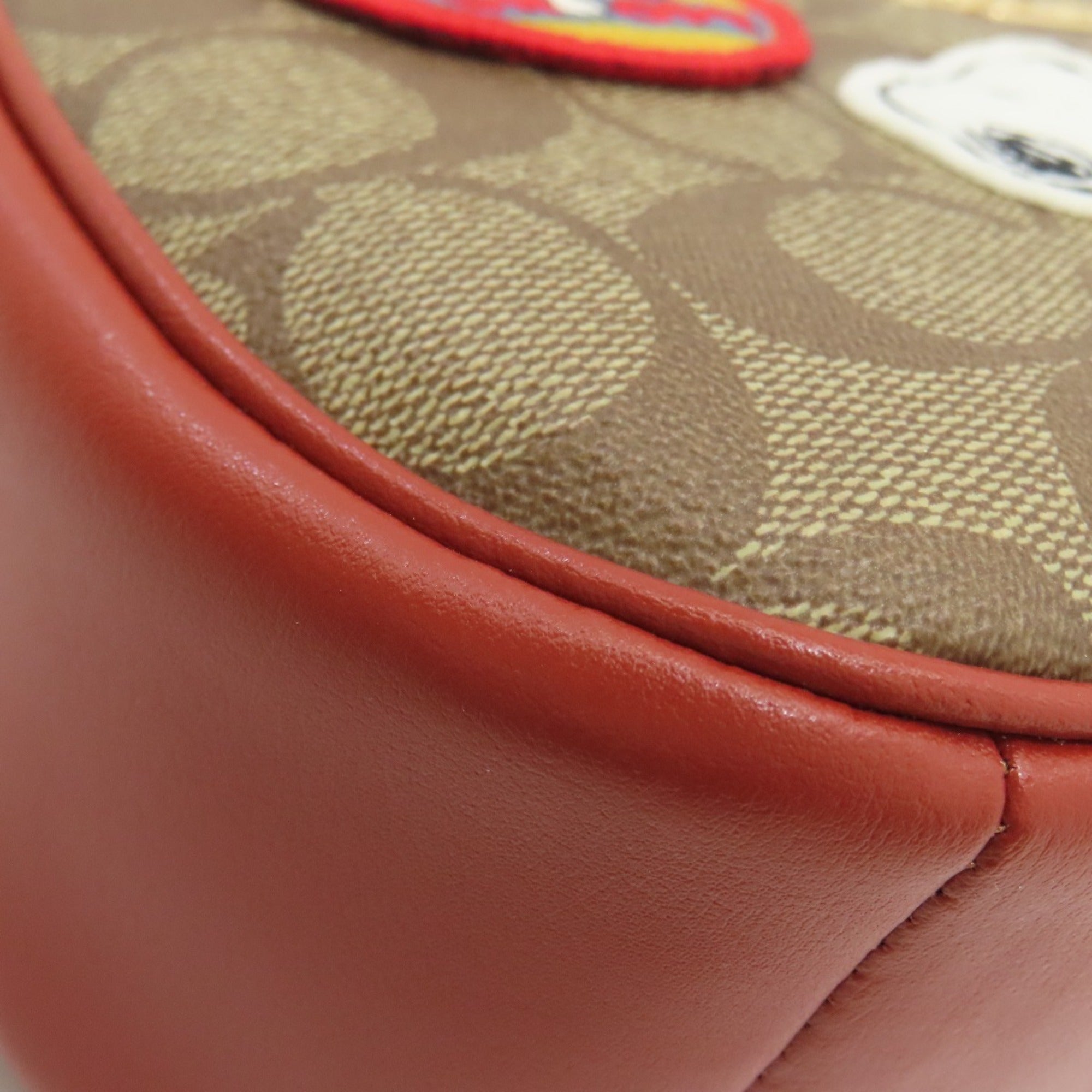 Coach Brown Pvc Tote Bag (Pre-Owned)