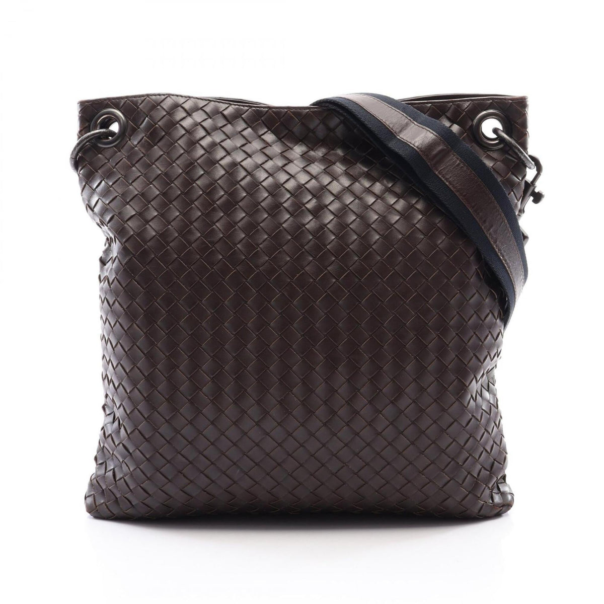 Bottega Veneta Brown Intrecciato Handbag Shoulder Bag (Pre-Owned)